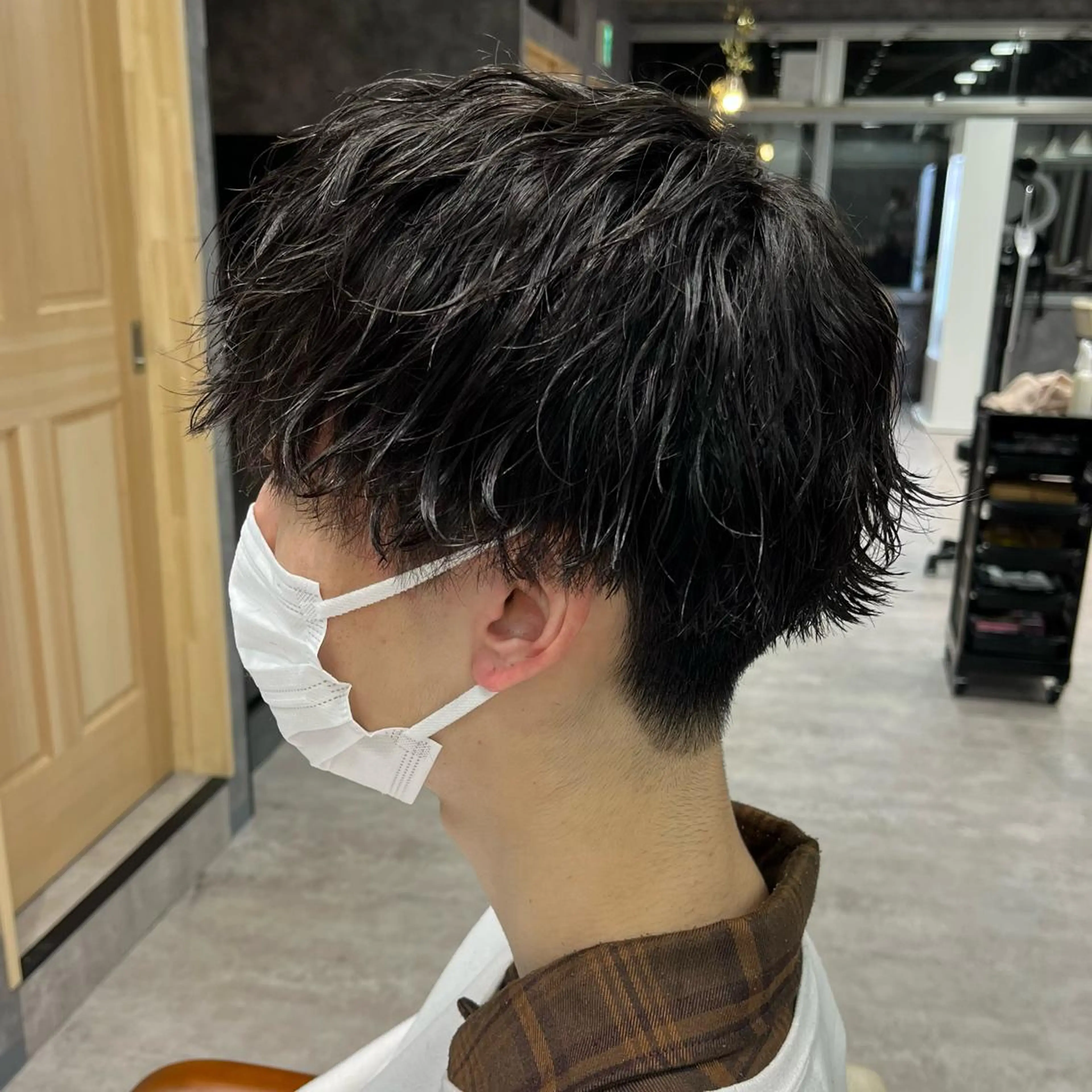 パーマ メンズ 勝 瑞貴のヘアスタイル