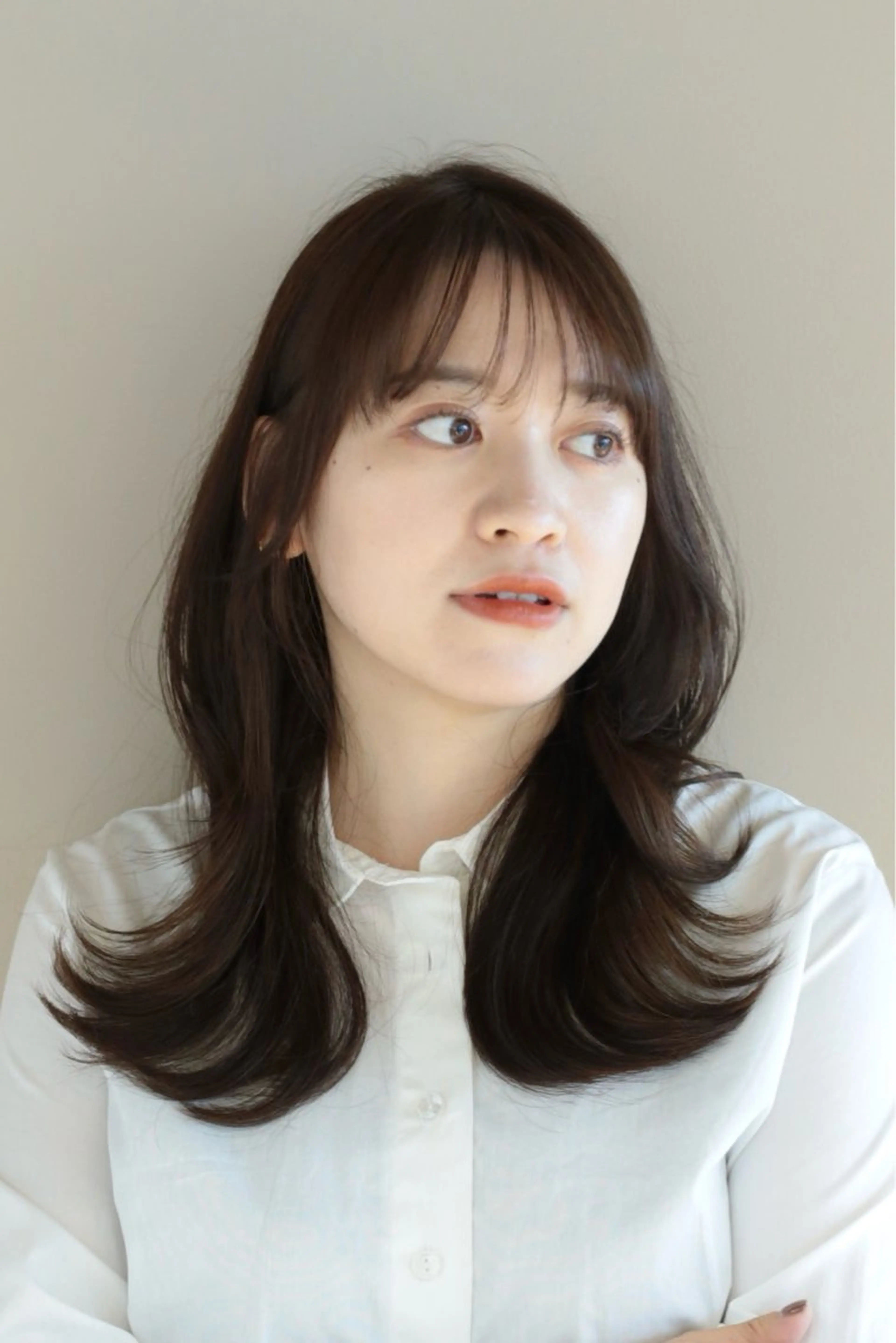 セミロング カラー カット ヘアカラー トリートメント 髙木美緒🌿 レイヤー/アレンジのヘアスタイル