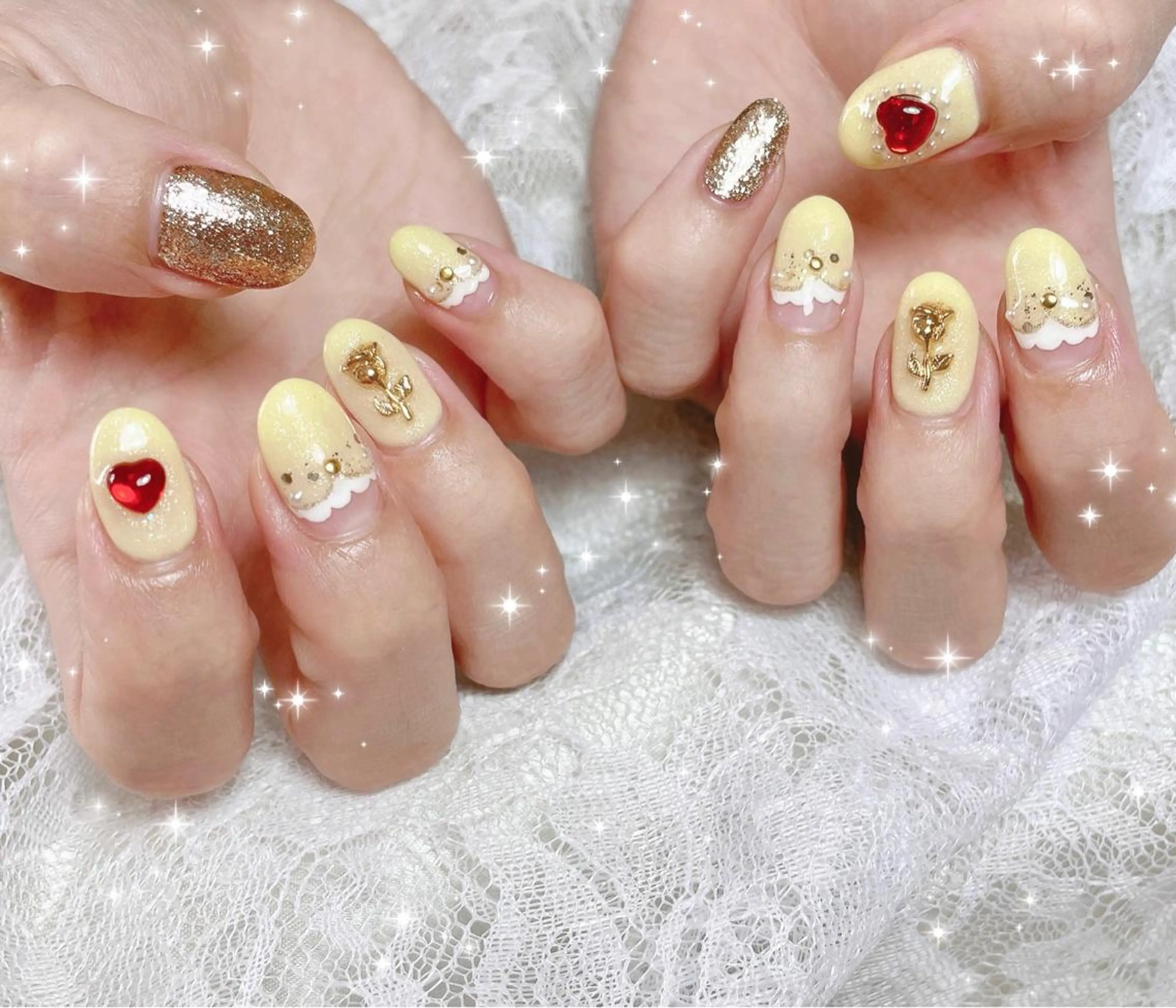 ネイル アートネイル ハンドネイル FLARE NAIL フレアネイルのネイルデザイン