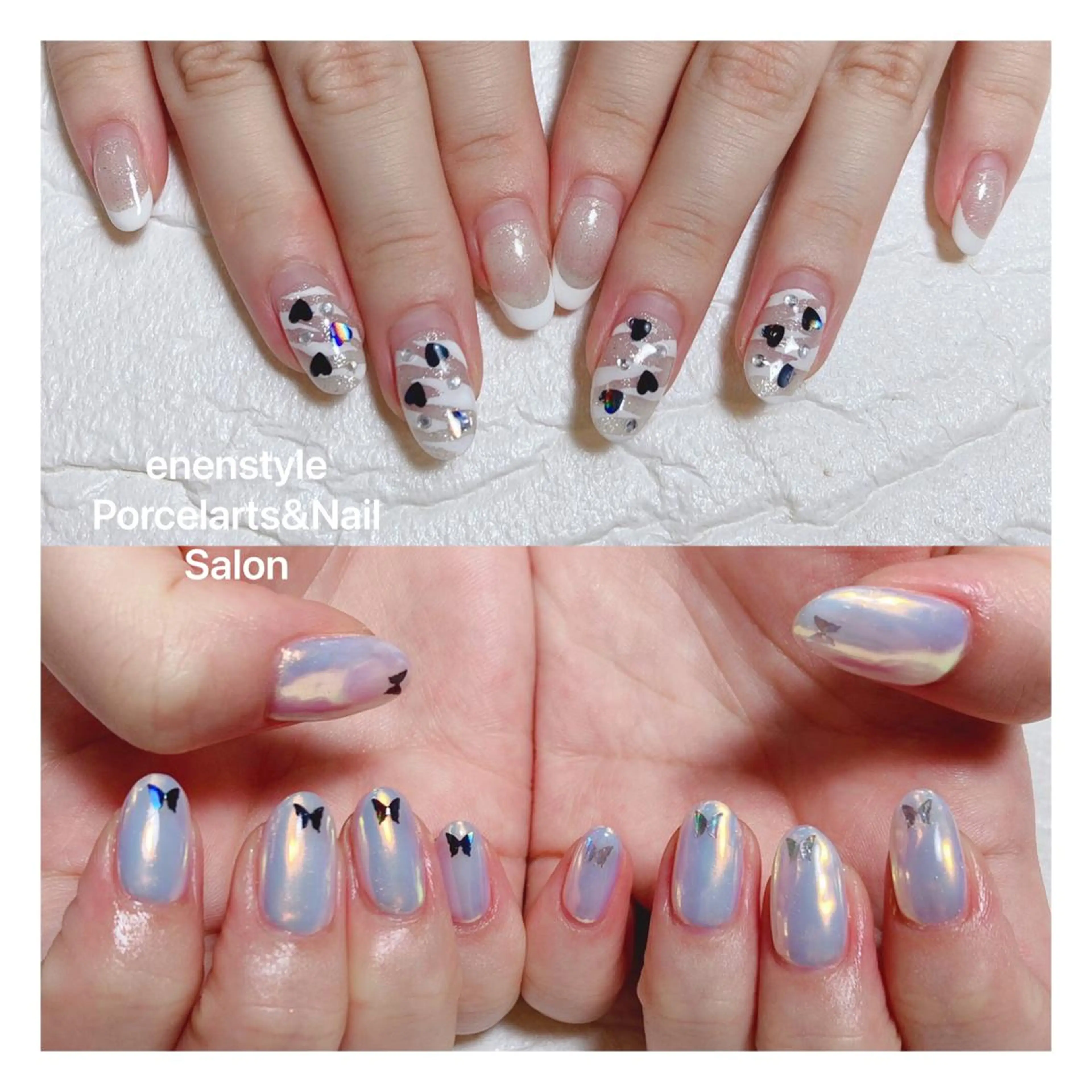 ミディアム ネイル ハンドネイル 👑enen style👑のネイルデザイン