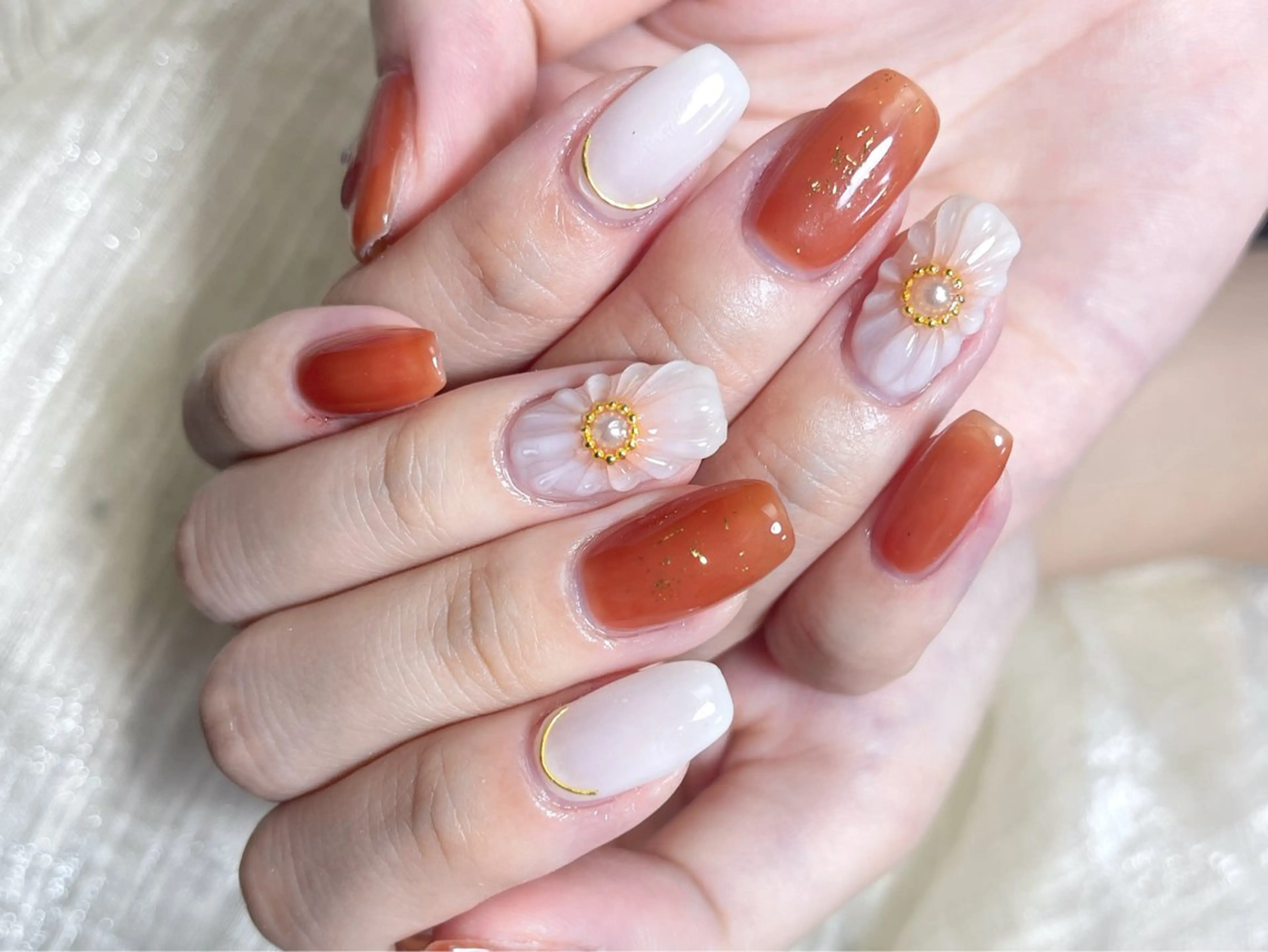 ネイル ハンドネイル 🎀ネイルサロン エクラYUI🎀のネイルデザイン