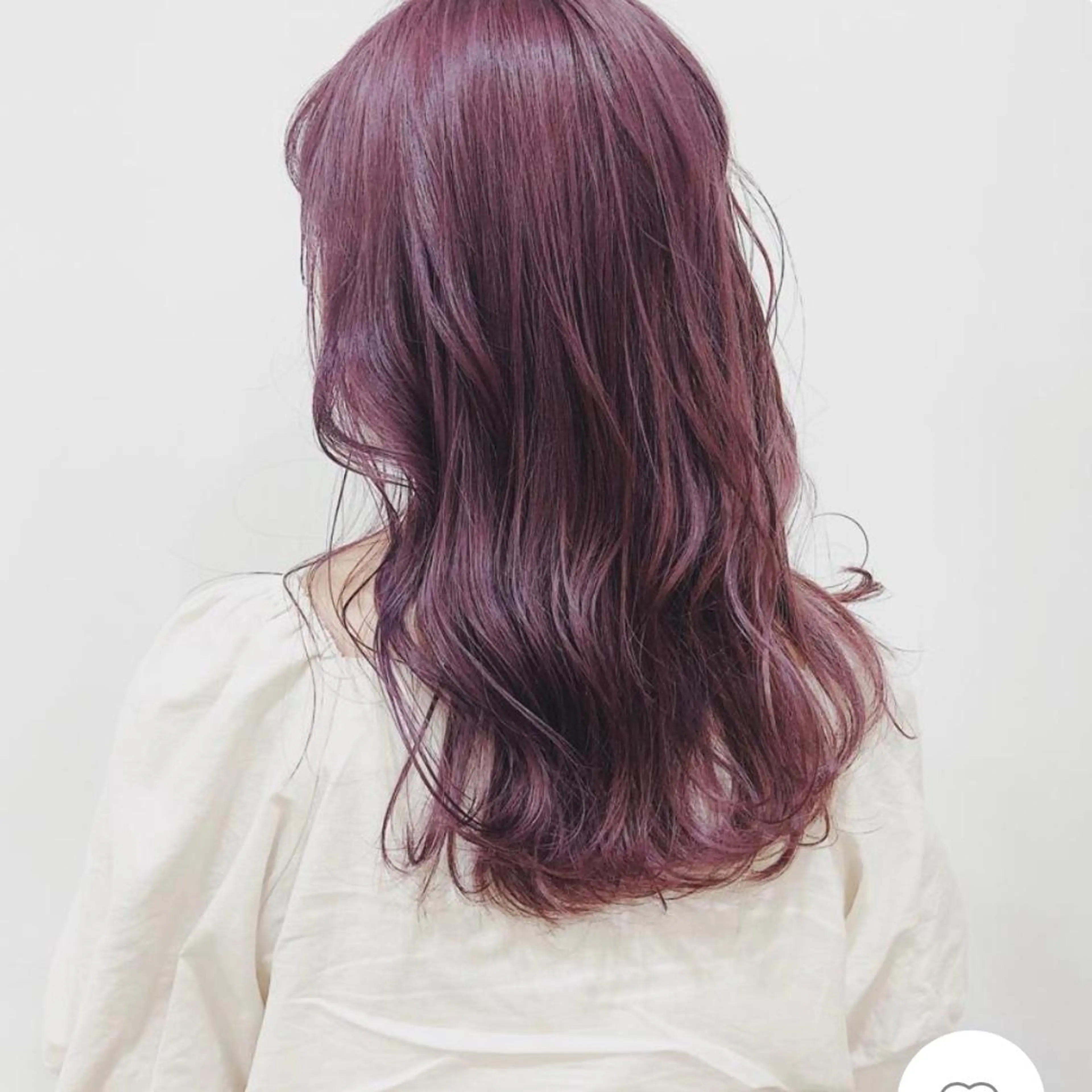 セミロング ダウンパーマ🇰🇷 毛流れパーマ【かな】のヘアスタイル