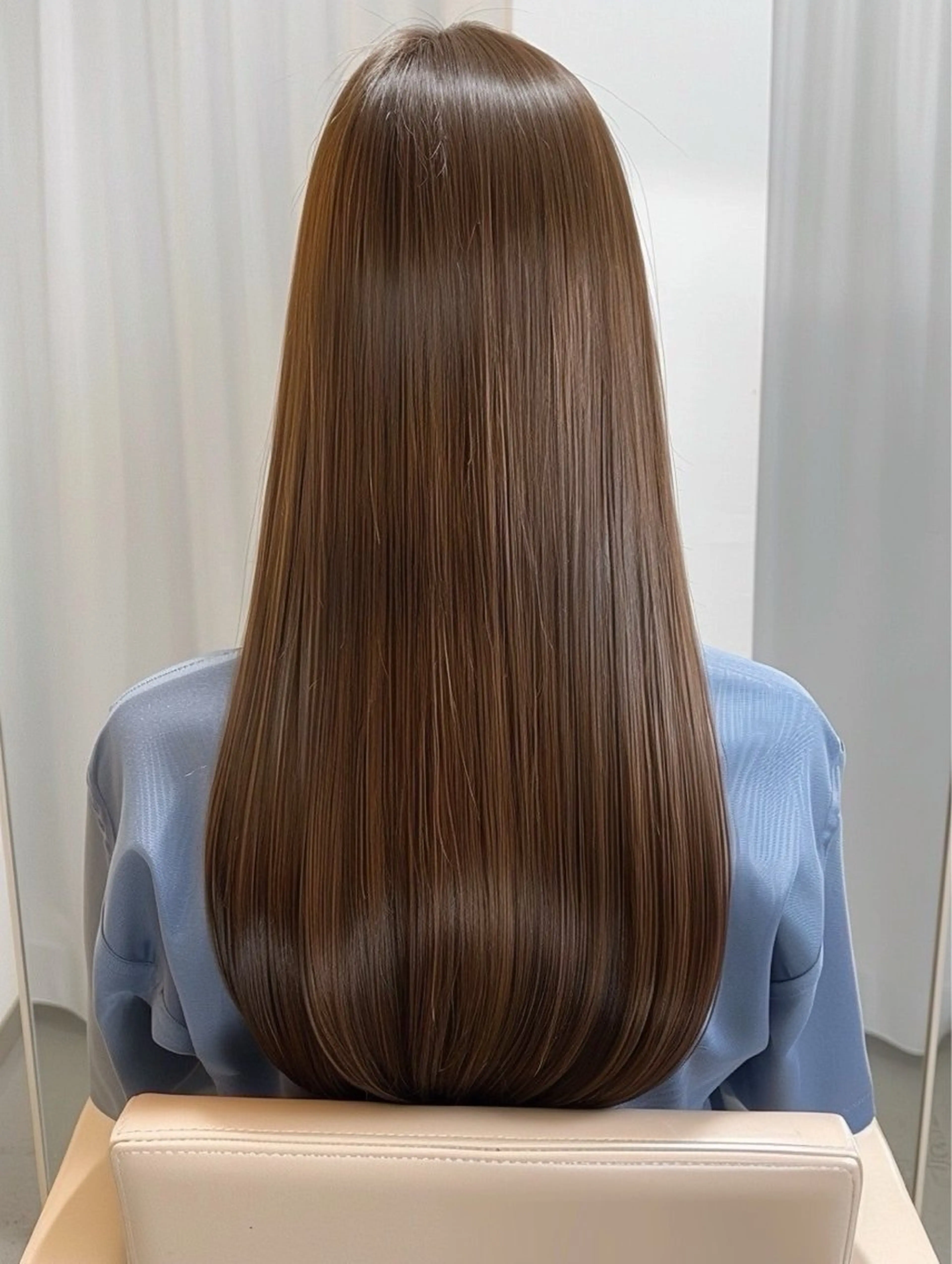 セミロング カット 縮毛矯正 トリートメント 銀座/レイヤー 🌷nonoka🌷のマツエク・マツパデザイン