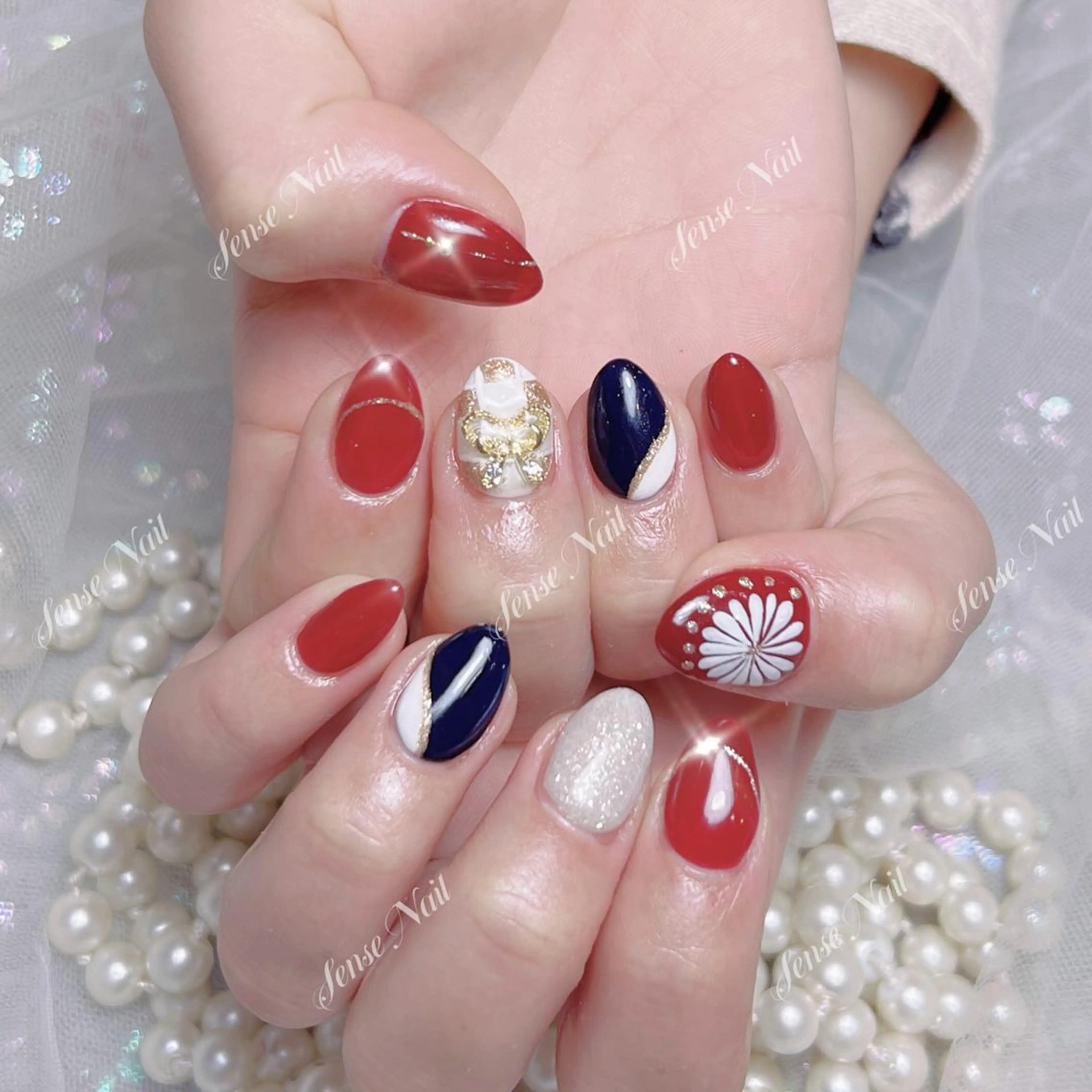 ネイル ハンドネイル 🎀Sense Nail新宿店🎀のネイルデザイン
