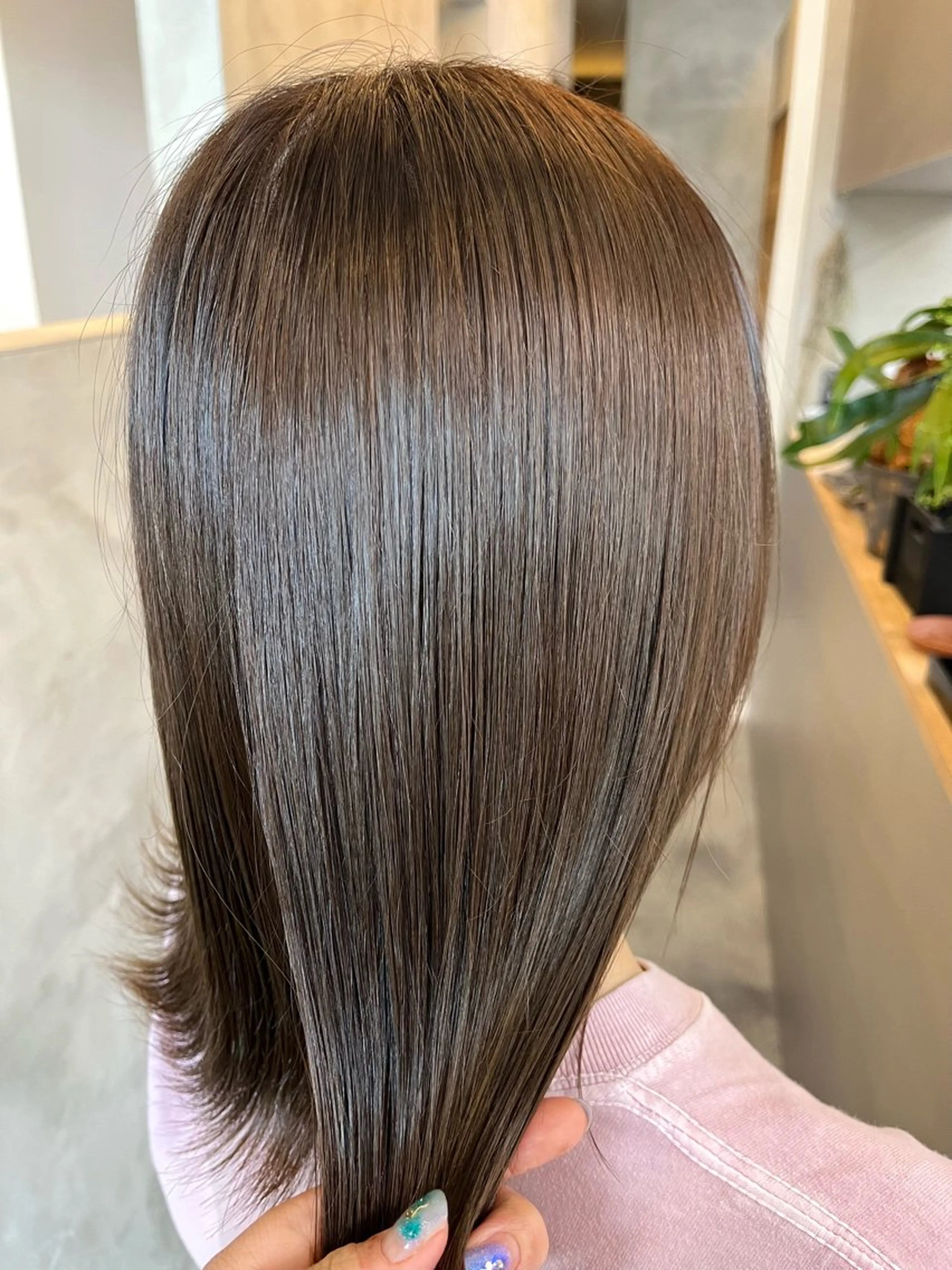 ミディアム カラー カット ヘアカラー トリートメント Salon de  COCO所属・Yuka /ツヤカラー✨のヘアスタイル