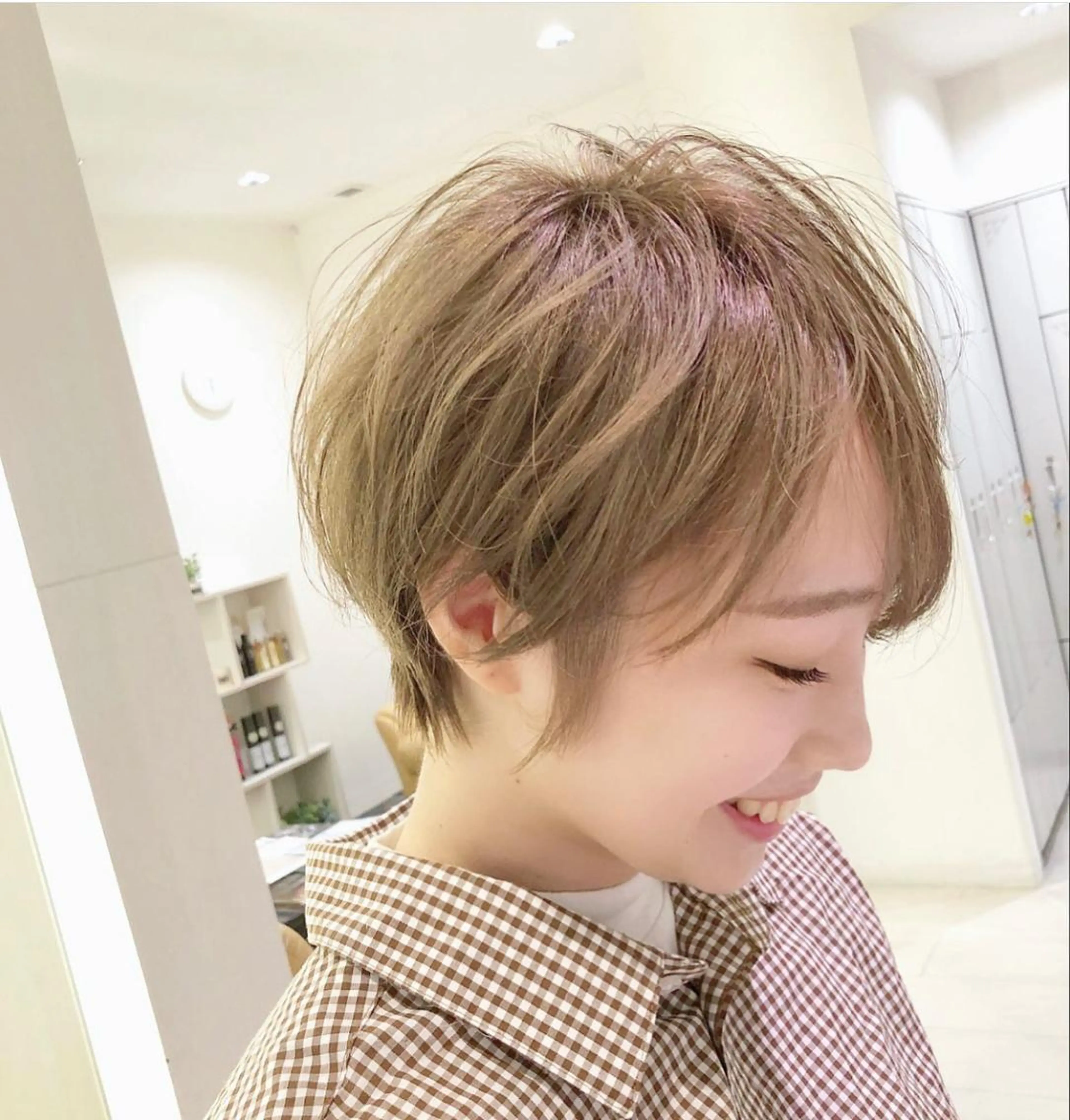 ショート カラー カット ヘアカラー le. pidorgeのヘアスタイル