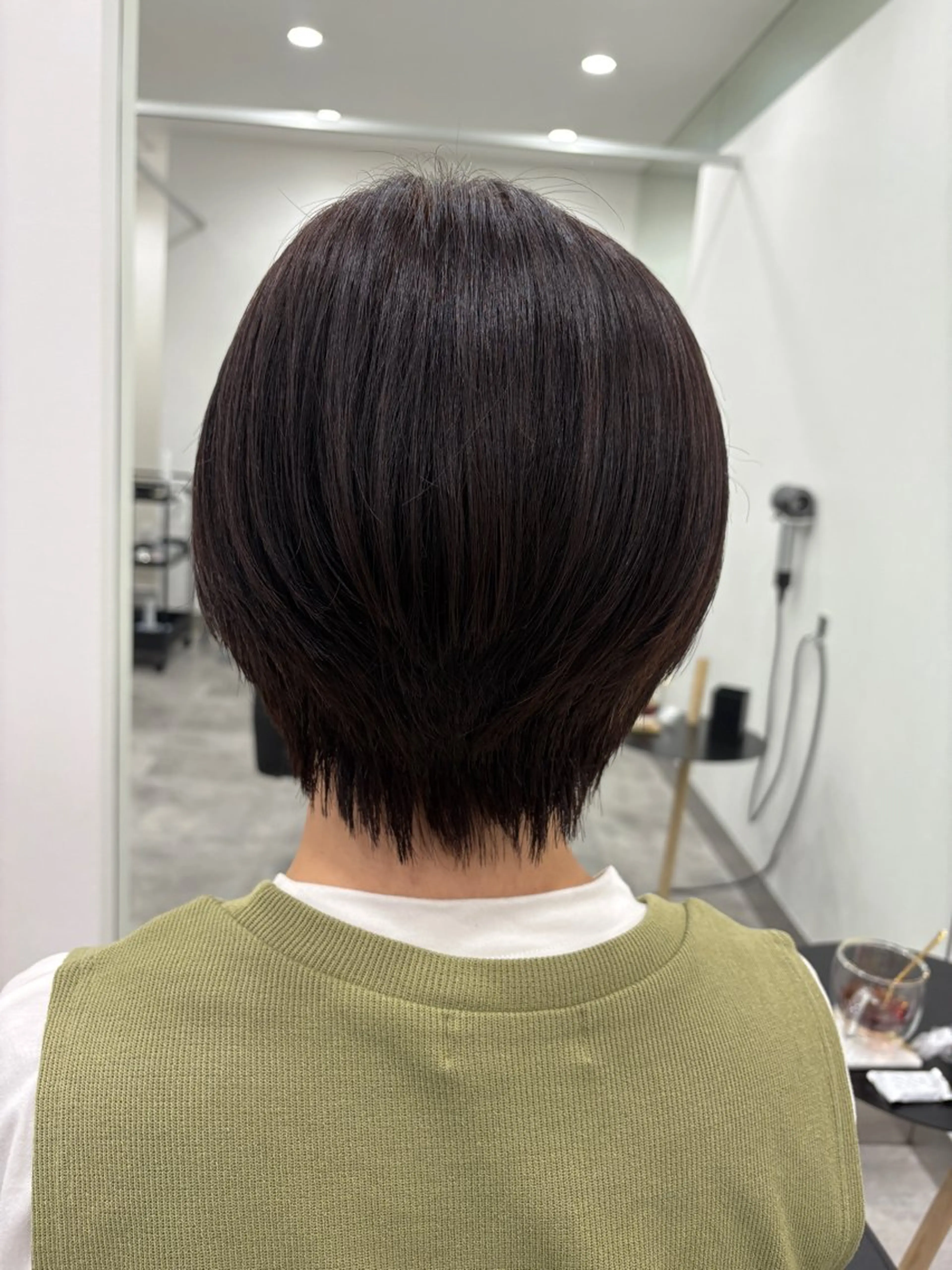 ショート カラー ブリーチ ケアブリーチ ボブ 韓国風ヘア レイヤーカット カット ヘアカラー トリートメント 💝似合わせカット& カラーＵｒｕｎａ💝のヘアスタイル