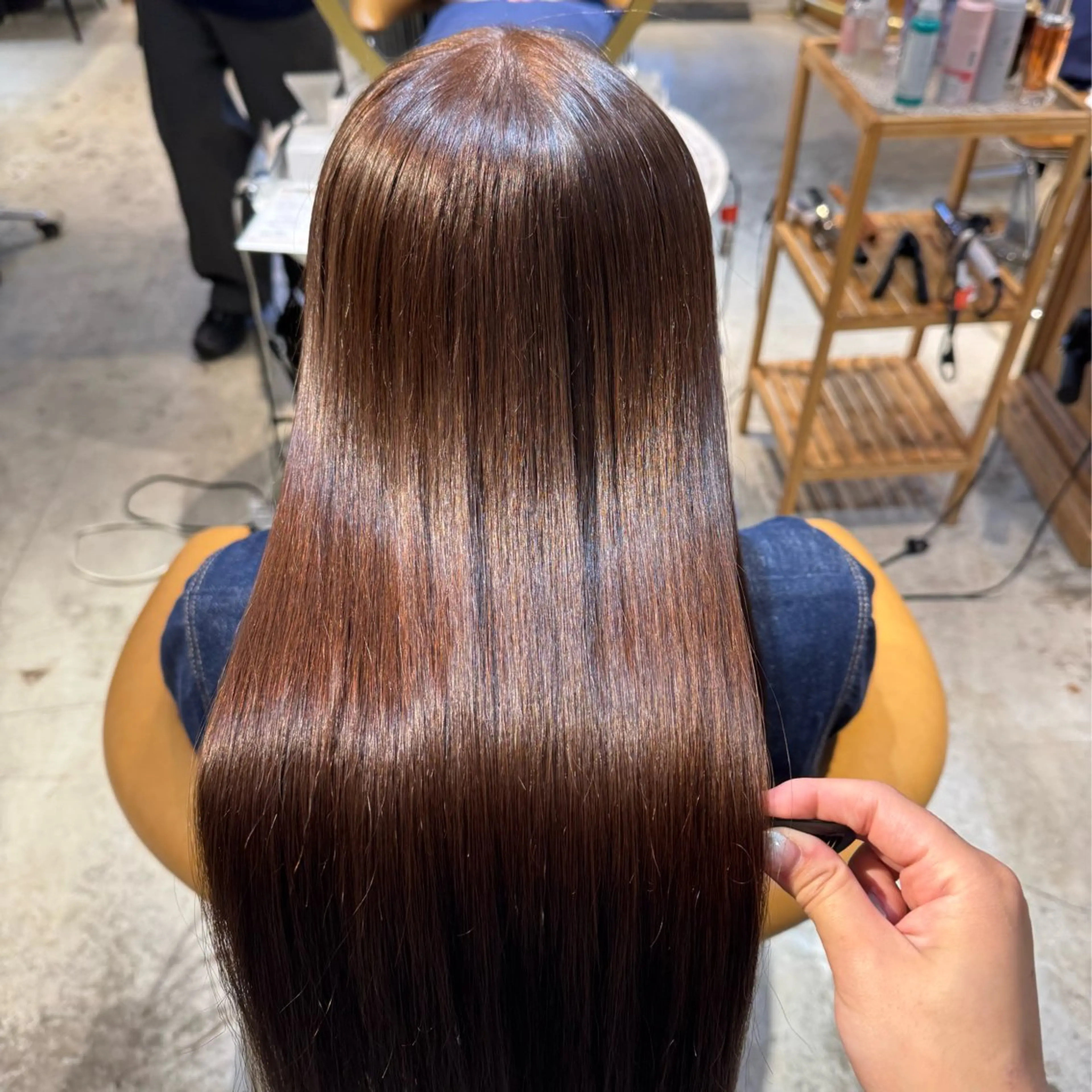 ロング 髪質改善 縮毛矯正 カット 縮毛矯正 トリートメント ヘアセット 髪質改善/ボブ /韓国/erikoのヘアスタイル
