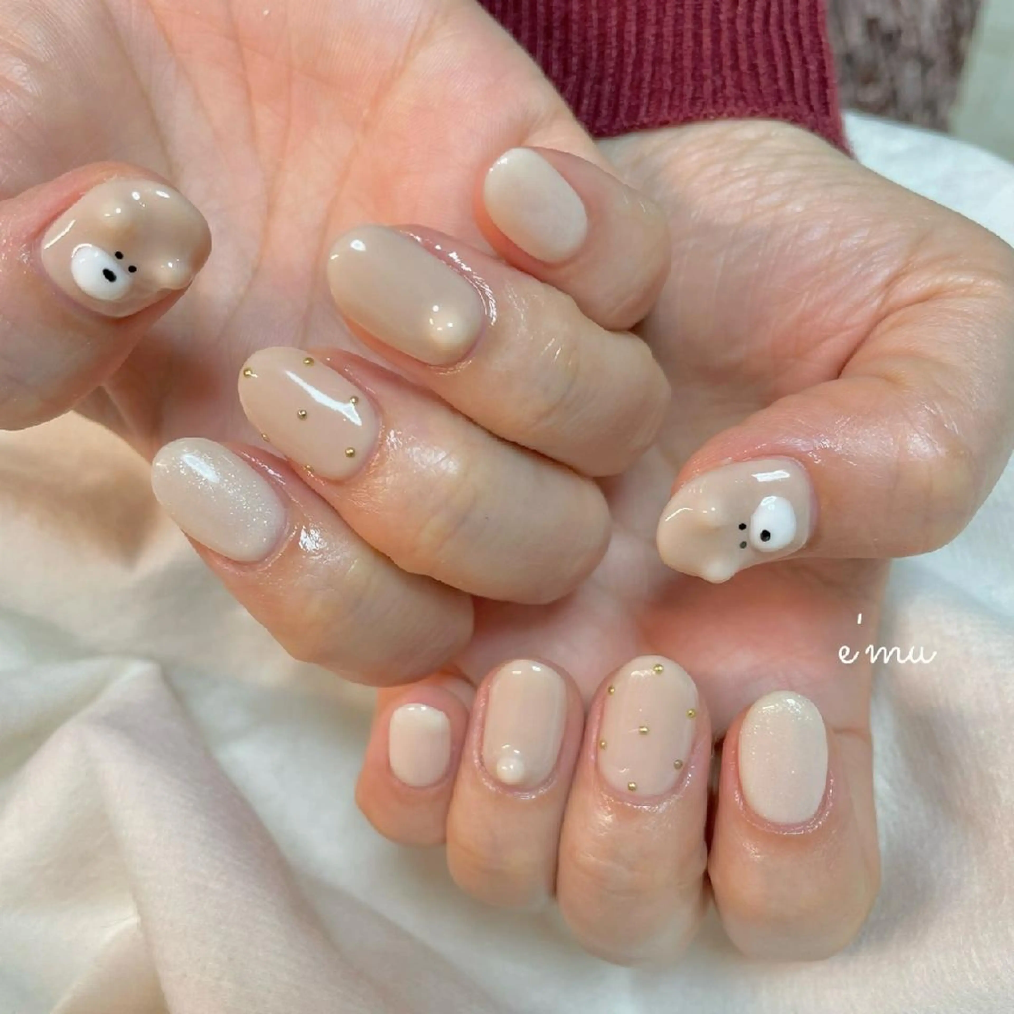 ネイル ガーリー nail salon e'mu💐のネイルデザイン