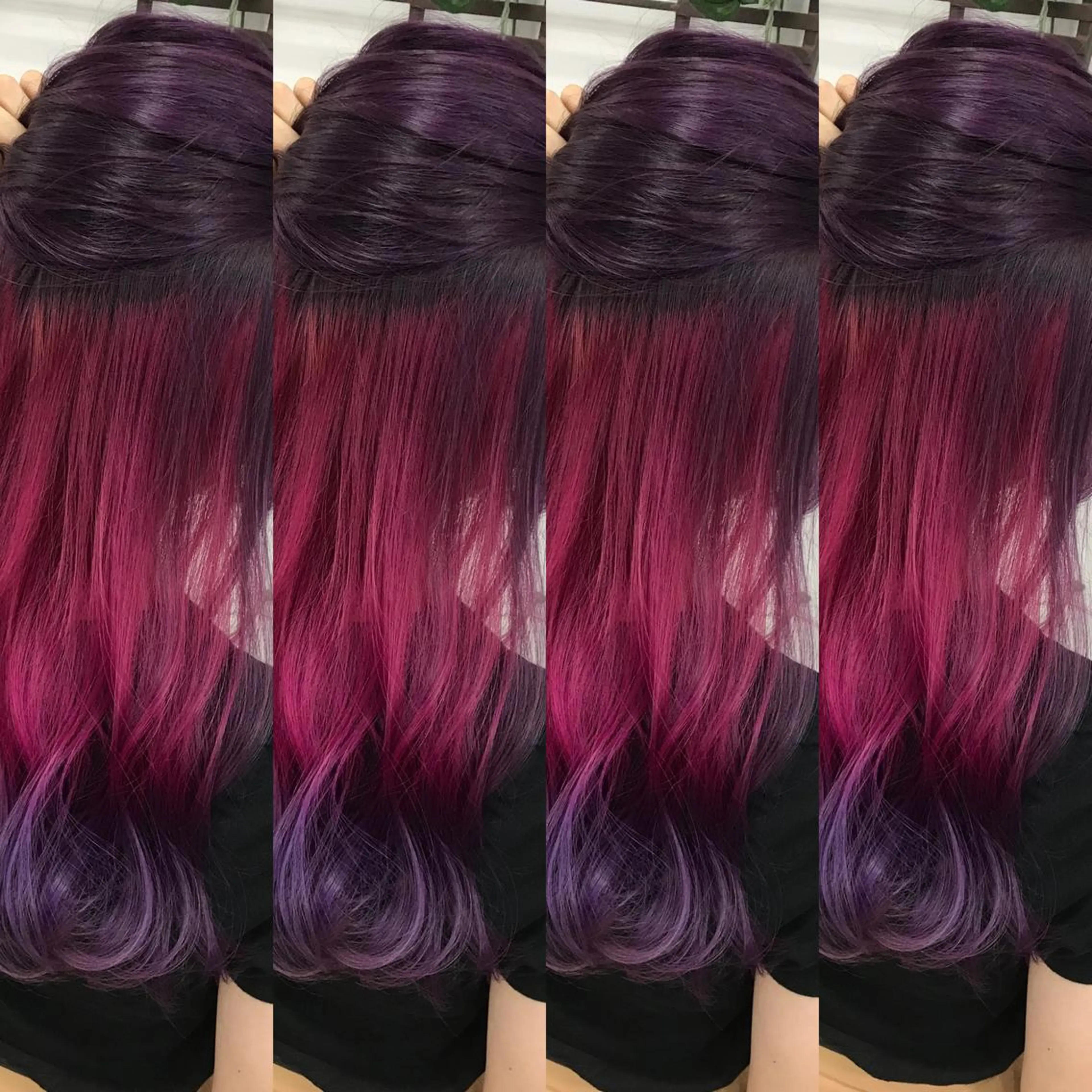 ロング カラー ハイトーン💫 エクステ💫maiのヘアスタイル