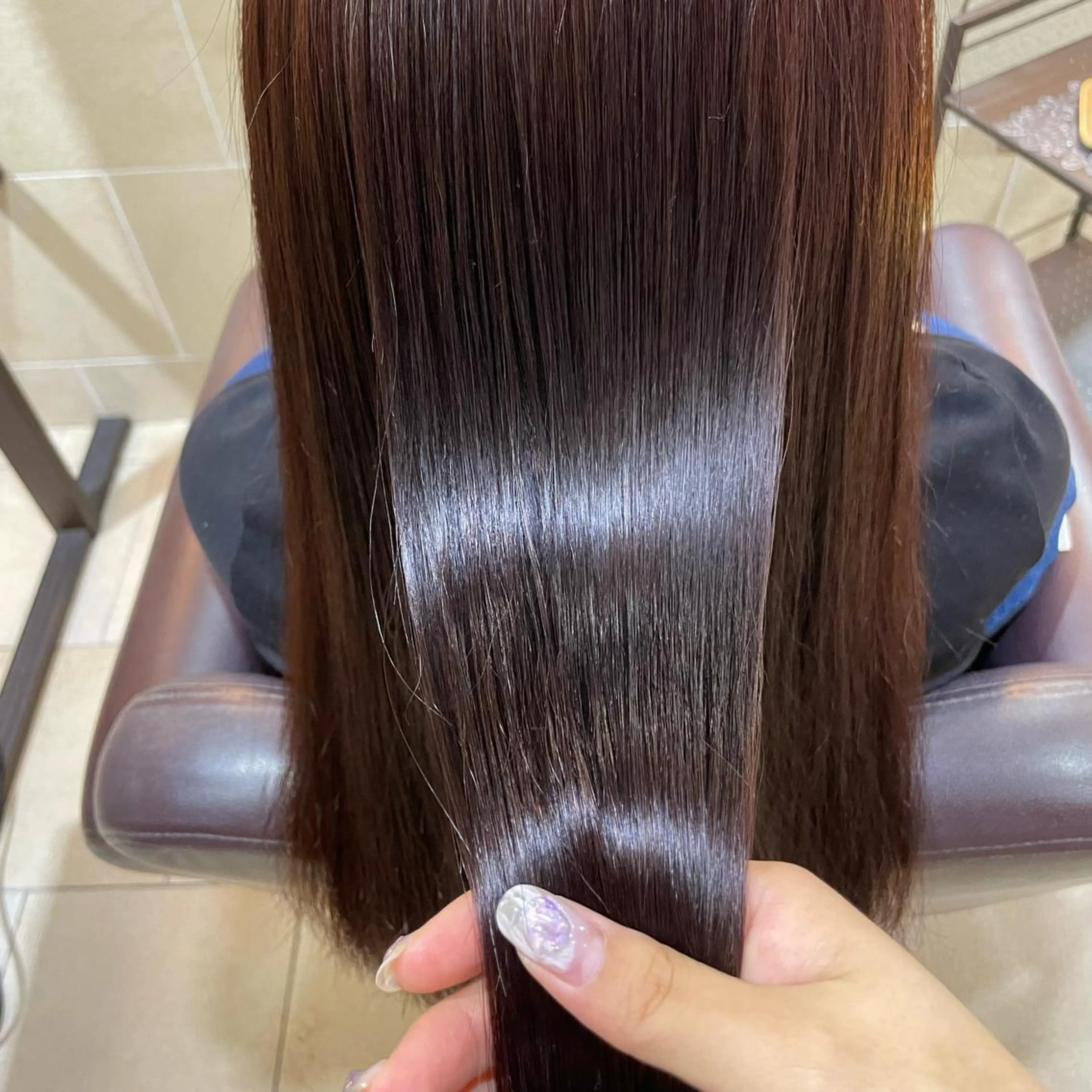 ロング カラー 髪質改善 縮毛矯正 トリートメント カット ヘアカラー トリートメント 艶髪/巻ける縮毛矯正 /髪質改善naoのヘアスタイル