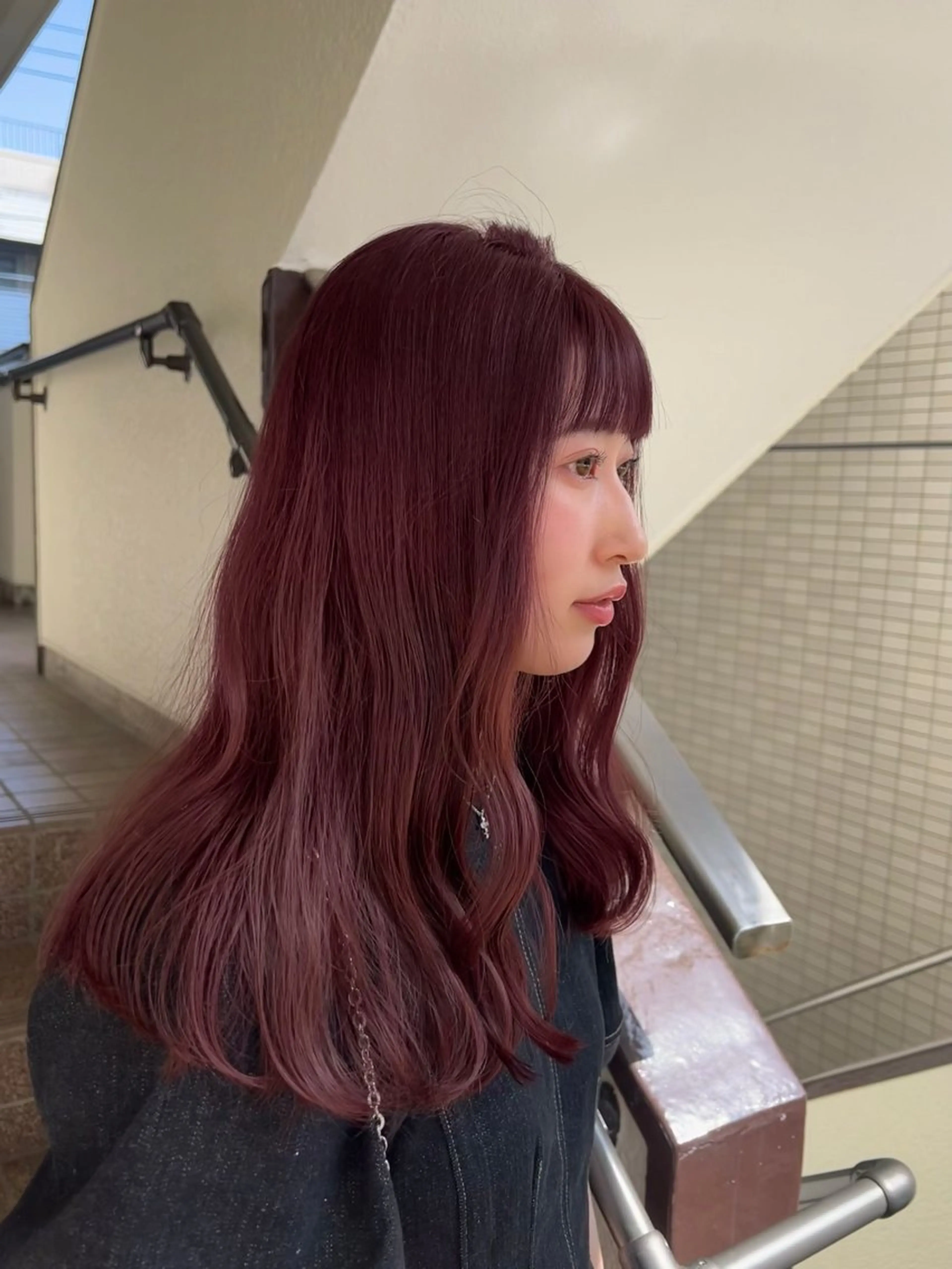 ロング カット ヘアカラー トリートメント まろやか透明感カラー ♡MANAのヘアスタイル