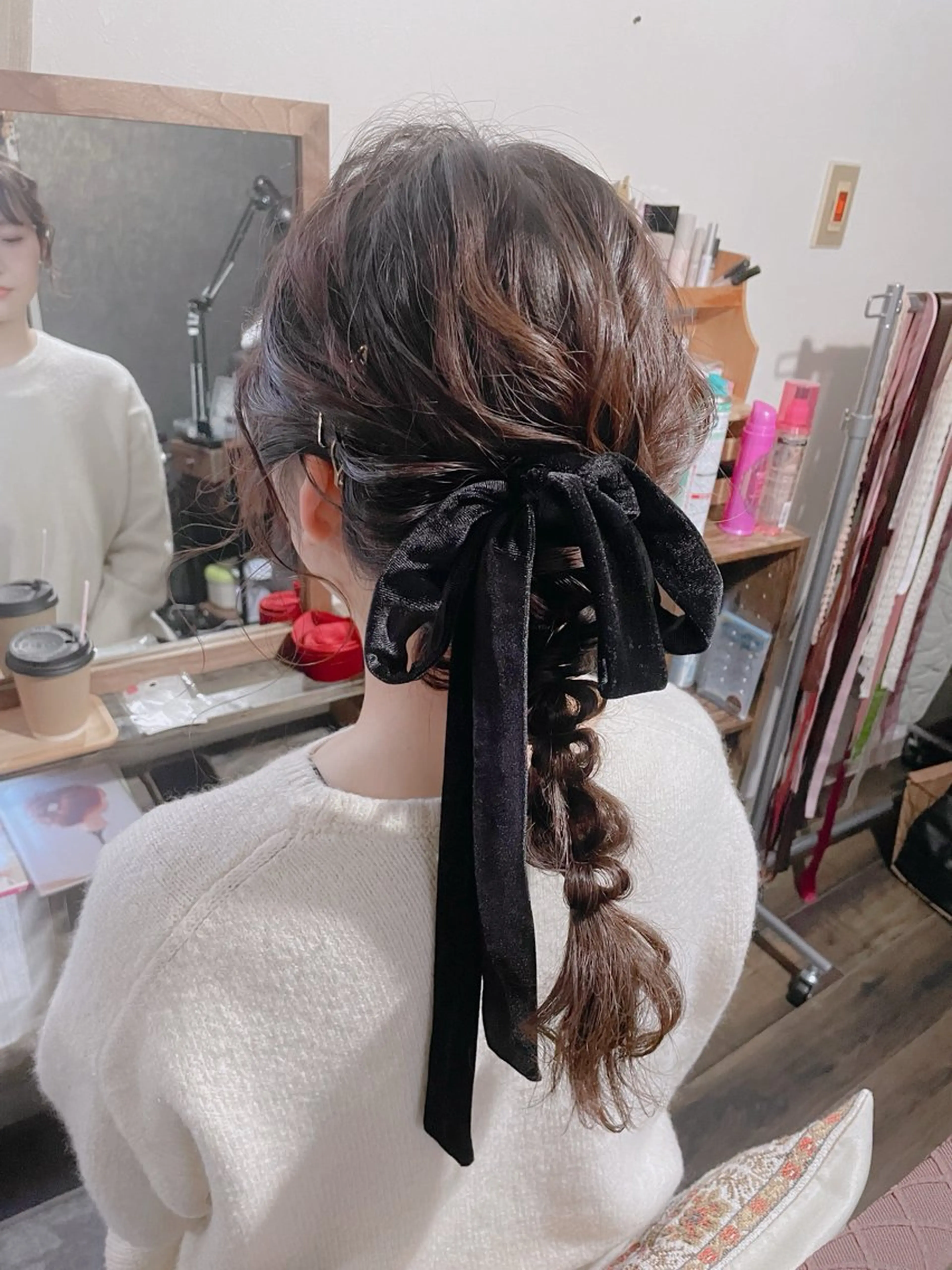 ヘアアレンジ ヘアセット サロンデアトリエ 愛沙花のマツエク・マツパデザイン