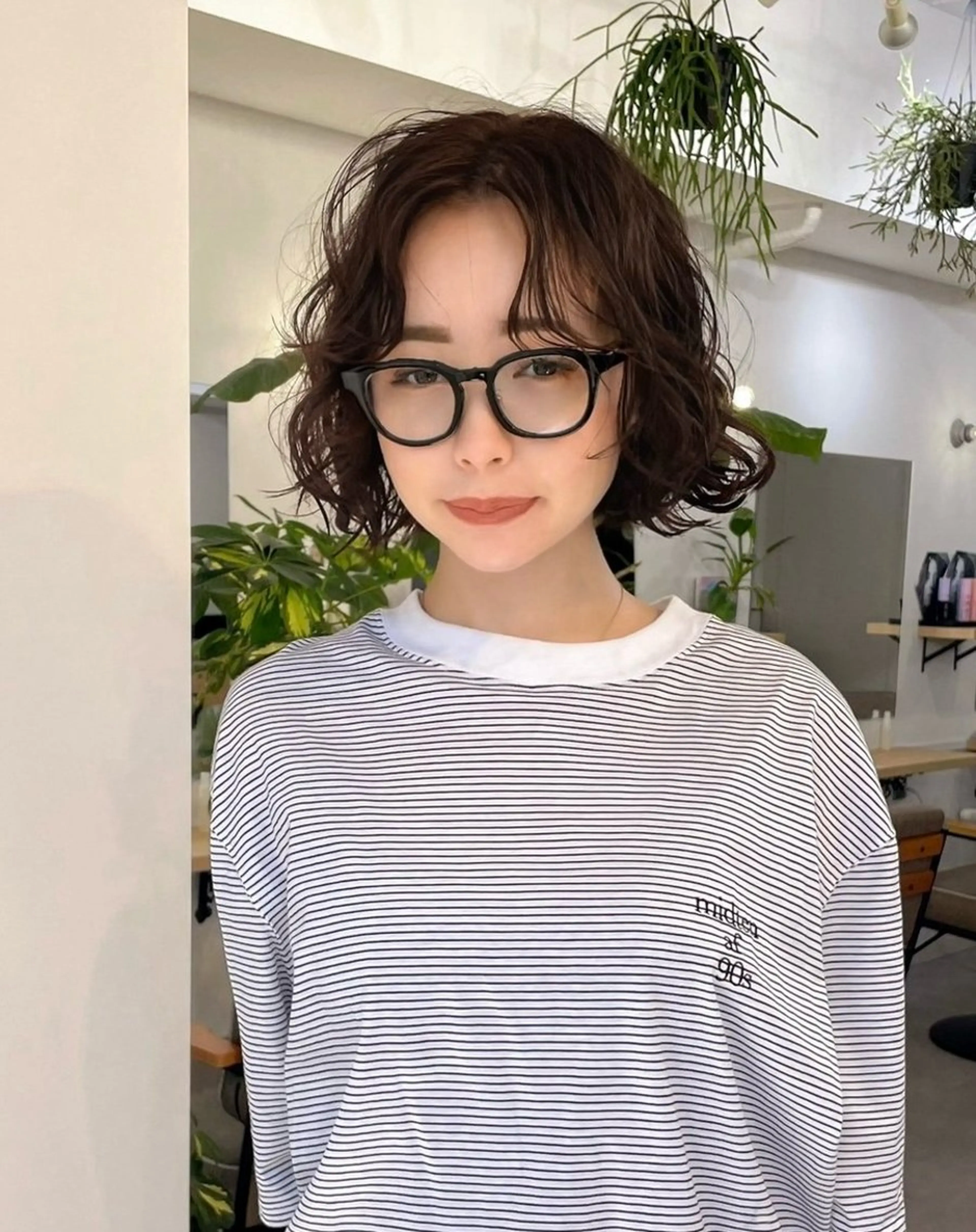 ショート パーマ ボブ カット パーマ パーマ＊ 顔まわり似合わせのヘアスタイル