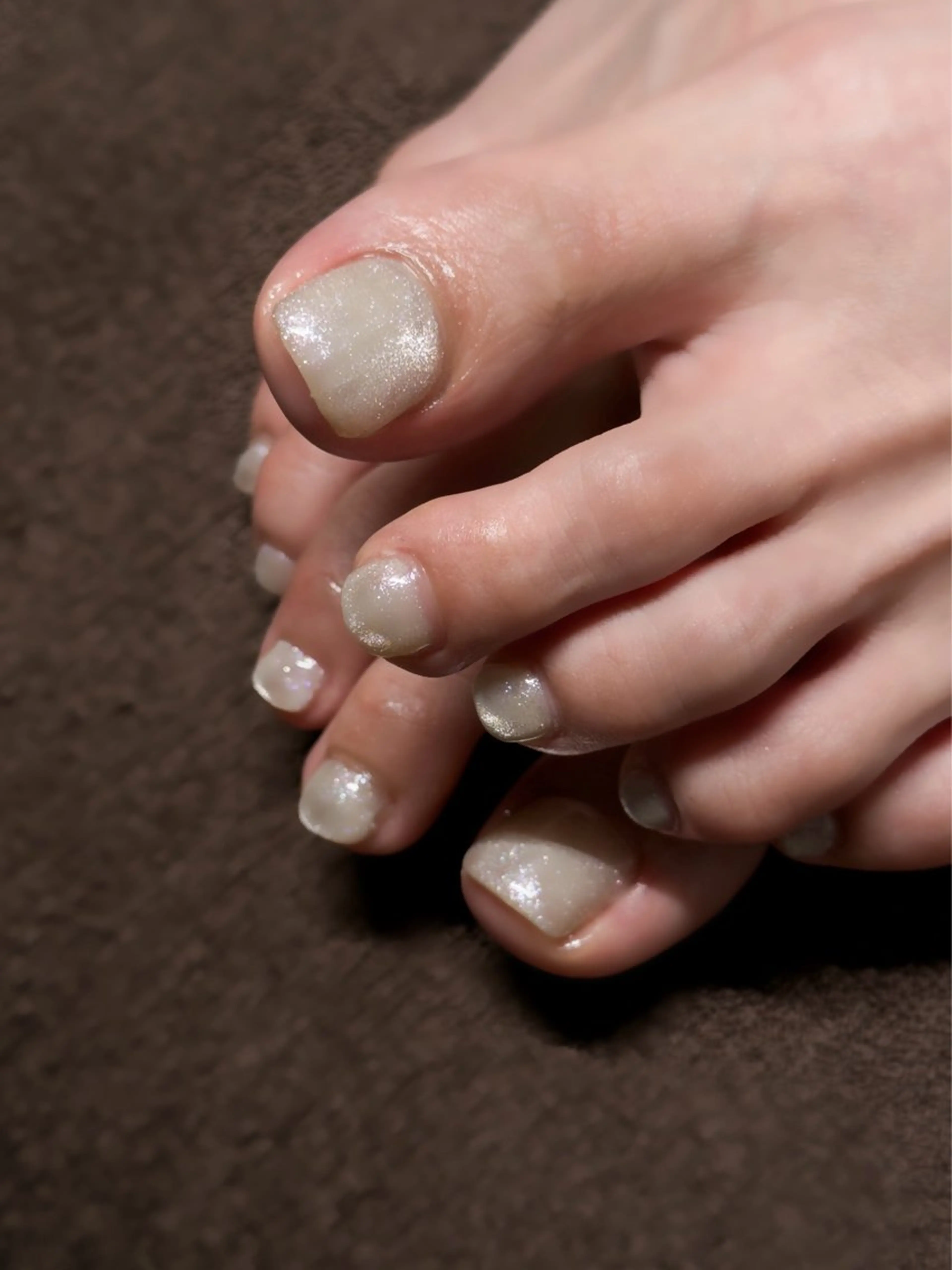 ネイル マグネットネイル シンプルネイル フットネイル Bell Nailのネイルデザイン