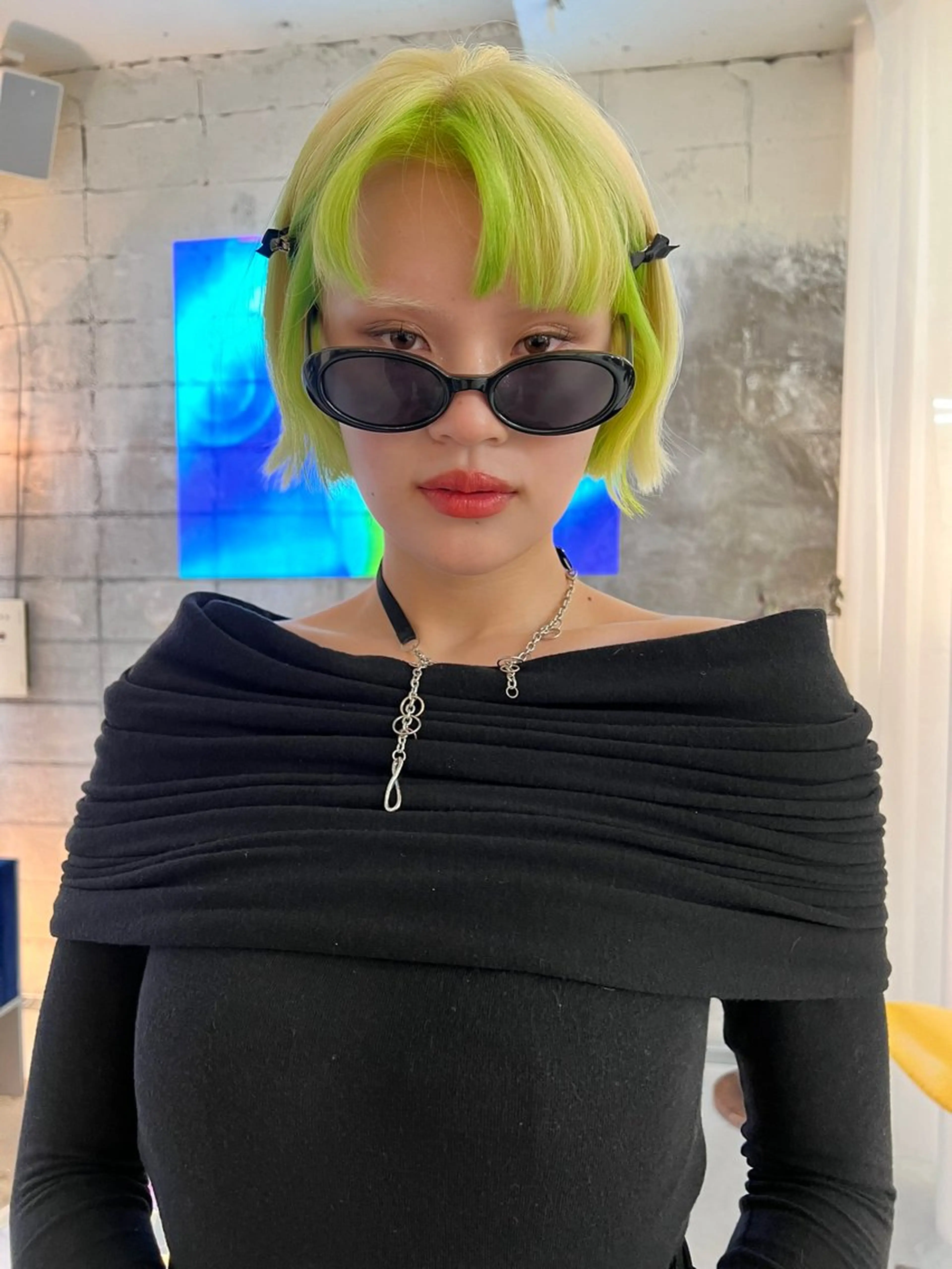 ショート カラー カット ヘアカラー haco＋所属・圧倒的デザイン力 店長🎨RENAのヘアスタイル