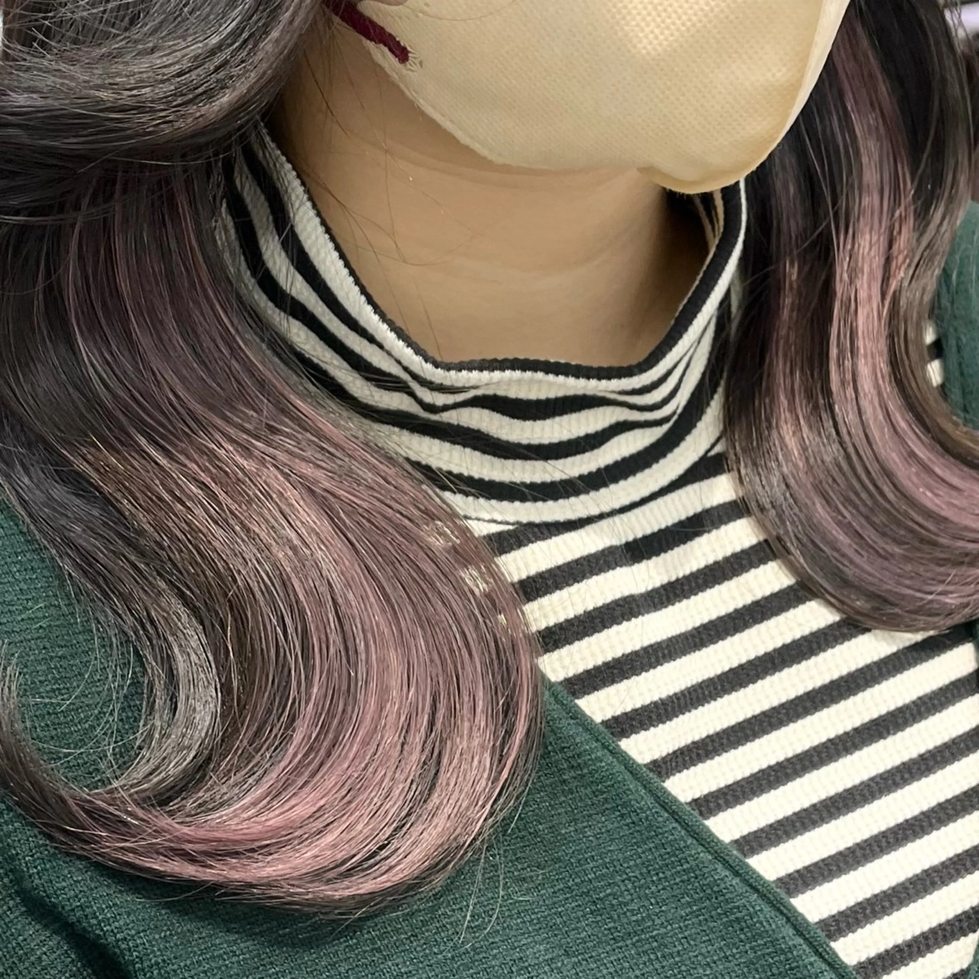 ミディアム カラー ピンクカラー エクステ Cielro所属・エクステ ♡ 篠田 梓のヘアスタイル