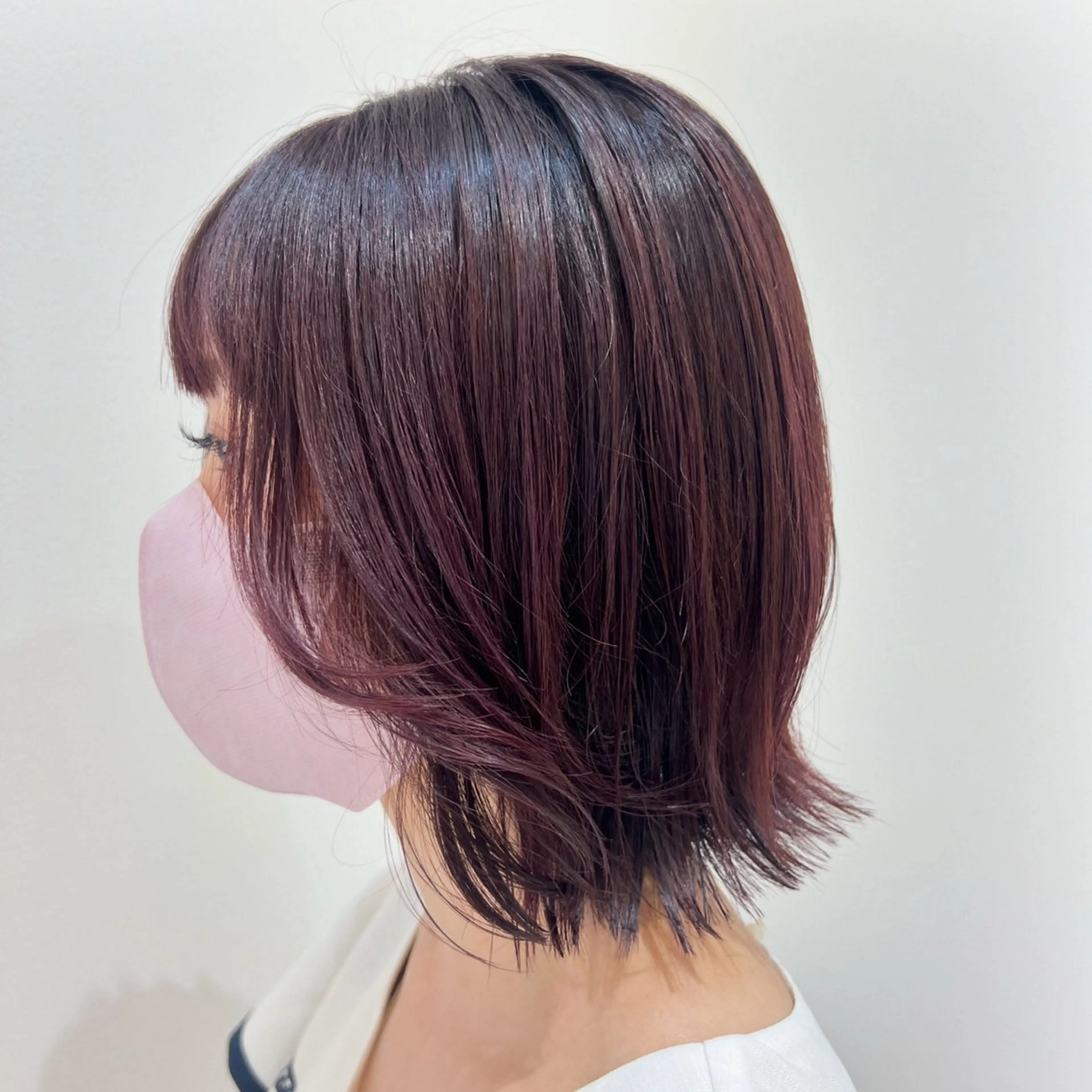 ミディアム ヘアカラー 艶カラー/レイヤー 🌸ミオのヘアスタイル