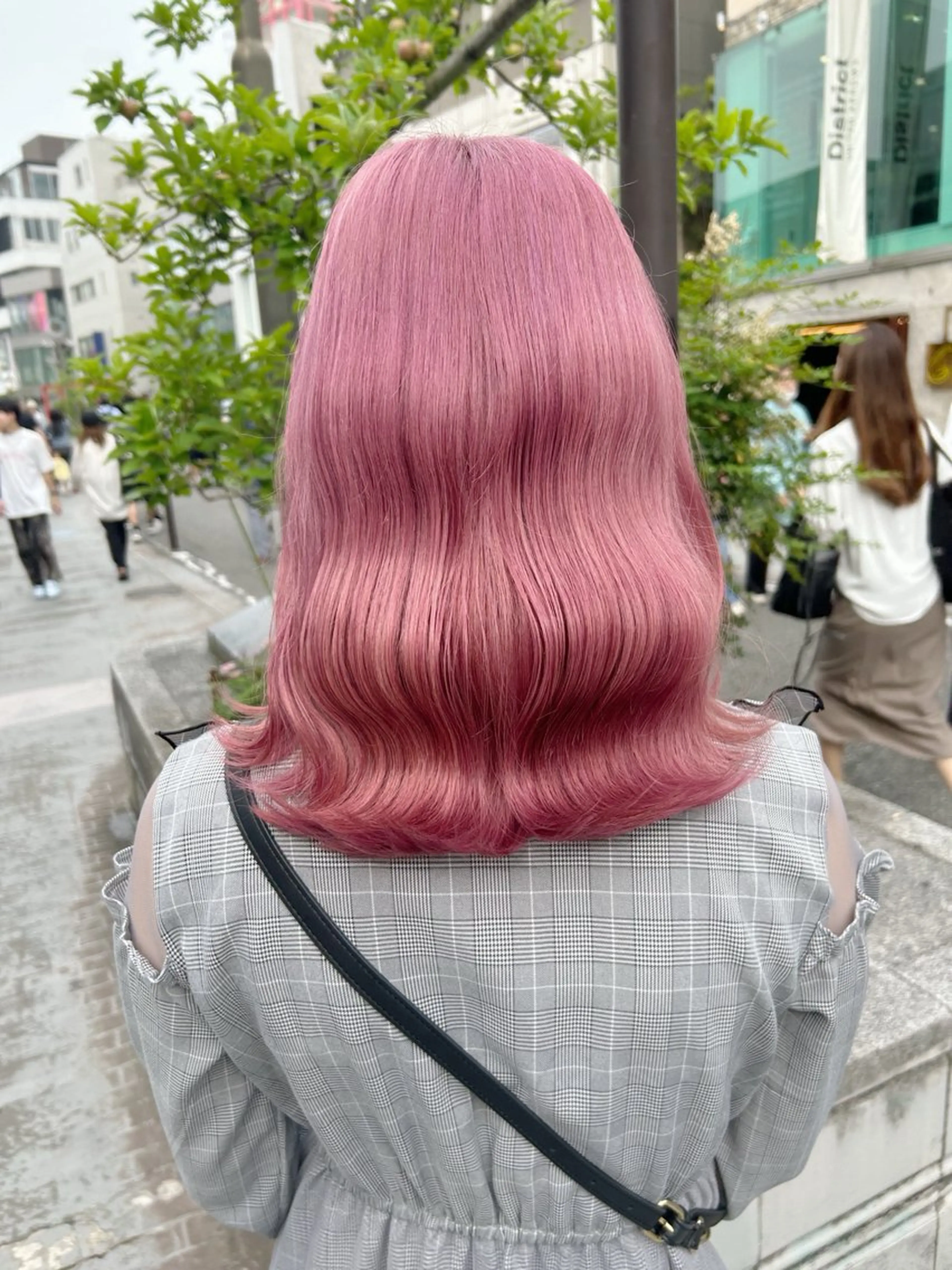 ミディアム カラー ヘアカラー トリートメント ヘアセット 💕誰より可愛い💕 ピンク🎀YUUKAのヘアスタイル