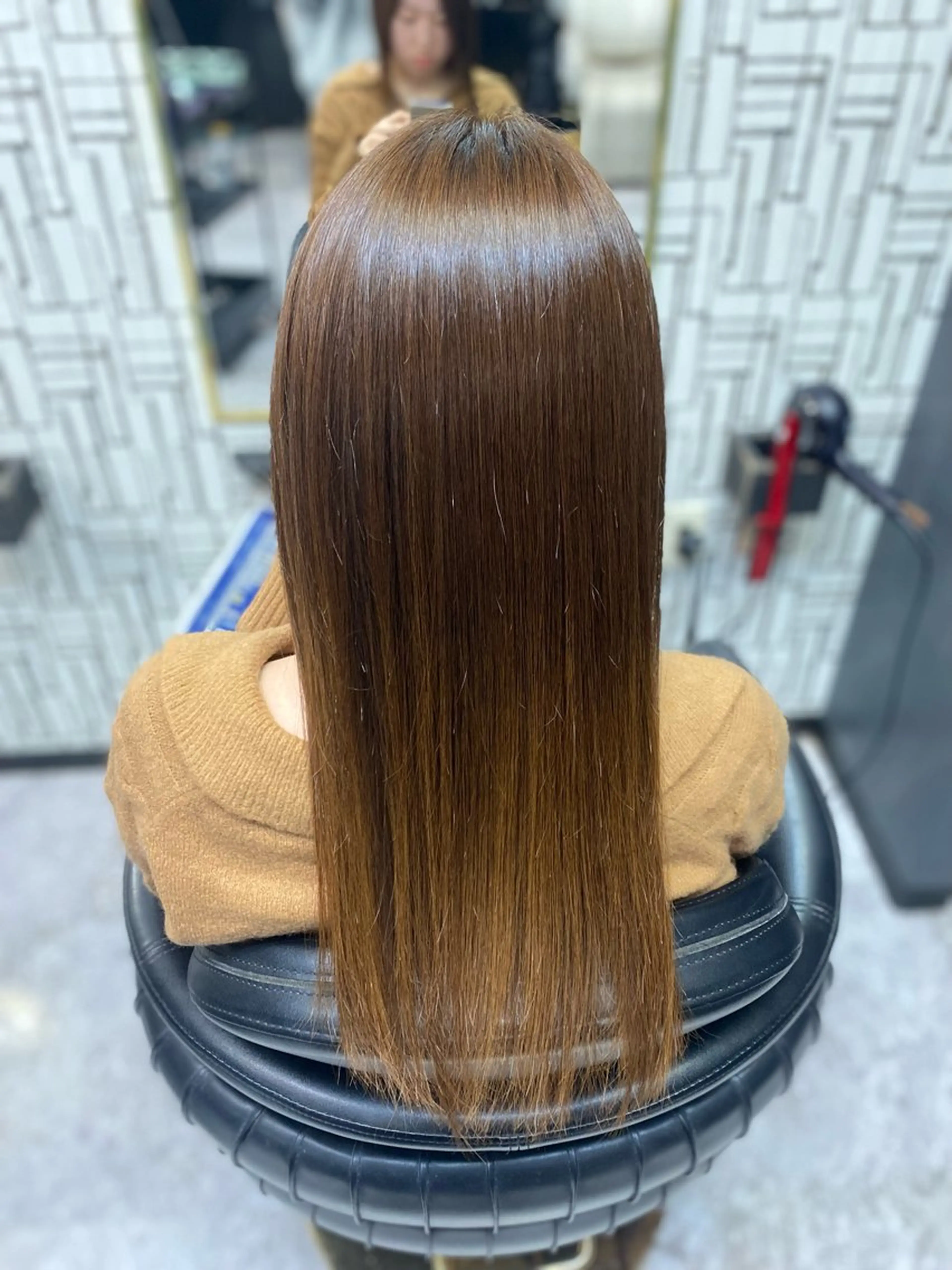 ロング 髪質改善 ヘアカラー 池田 亮雅のヘアスタイル