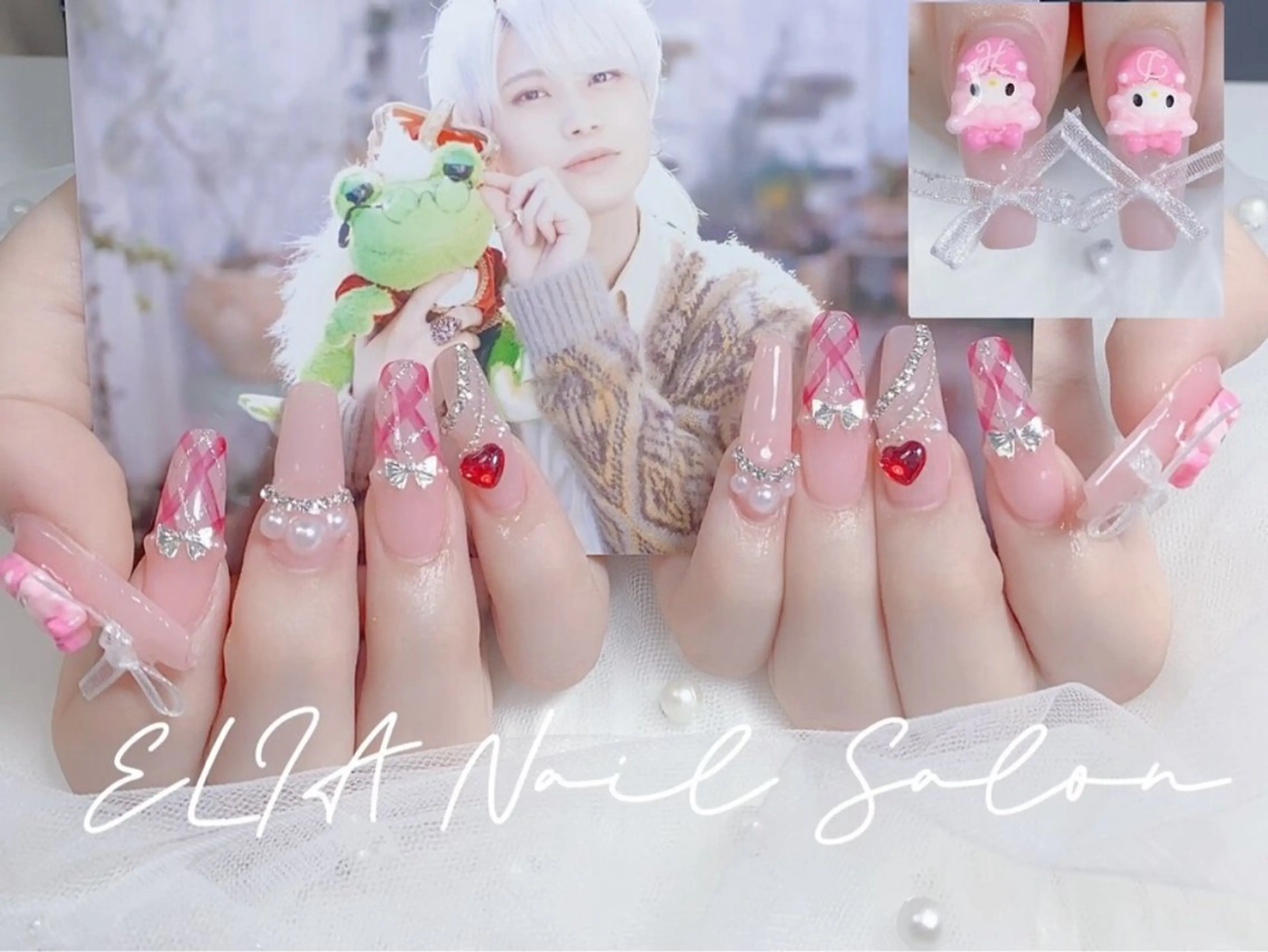 ロング ハンドネイル ハンドケア ELIA【エリア】 nailsalonのネイルデザイン