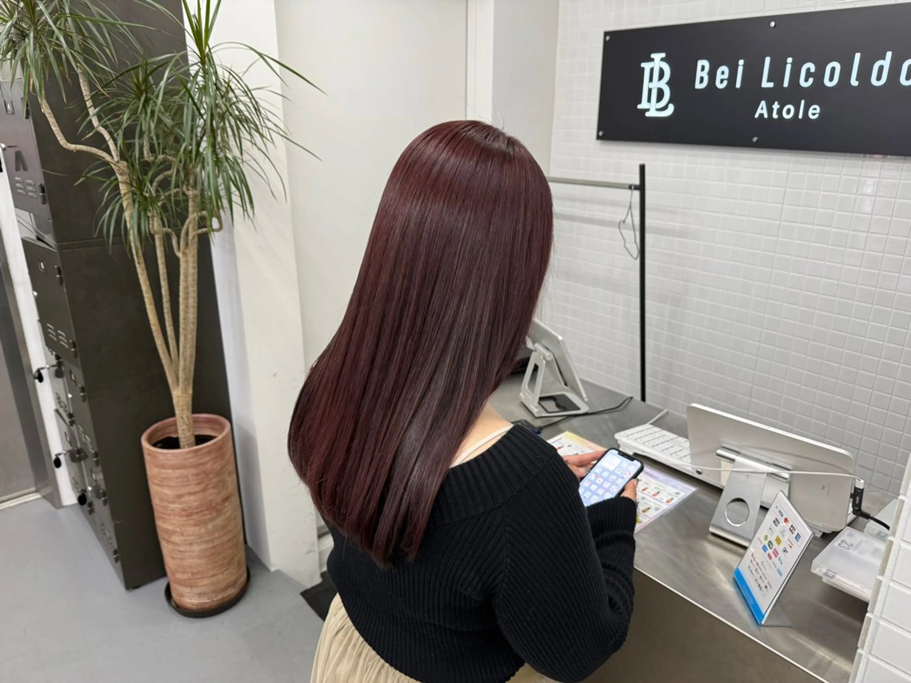 ロング カラー カット ヘアカラー 縮毛矯正 トリートメント Bei Licoldo.Atole【ベイ リコルド アトリ】所属・古田 昂也のヘアスタイル