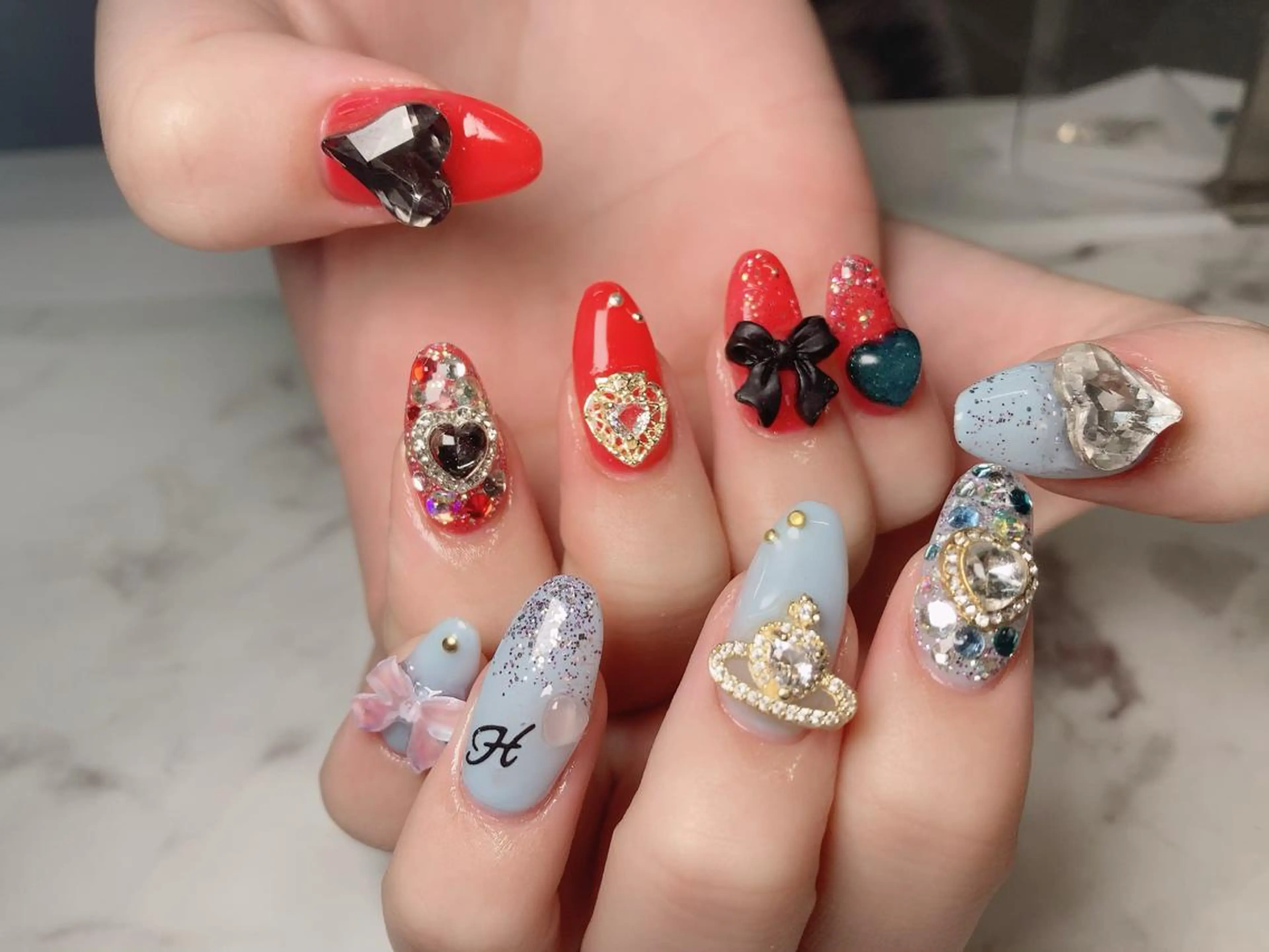 ネイル ハンドネイル Nail Salon L’arc所属・Kawasaki Shinyaのネイルデザイン