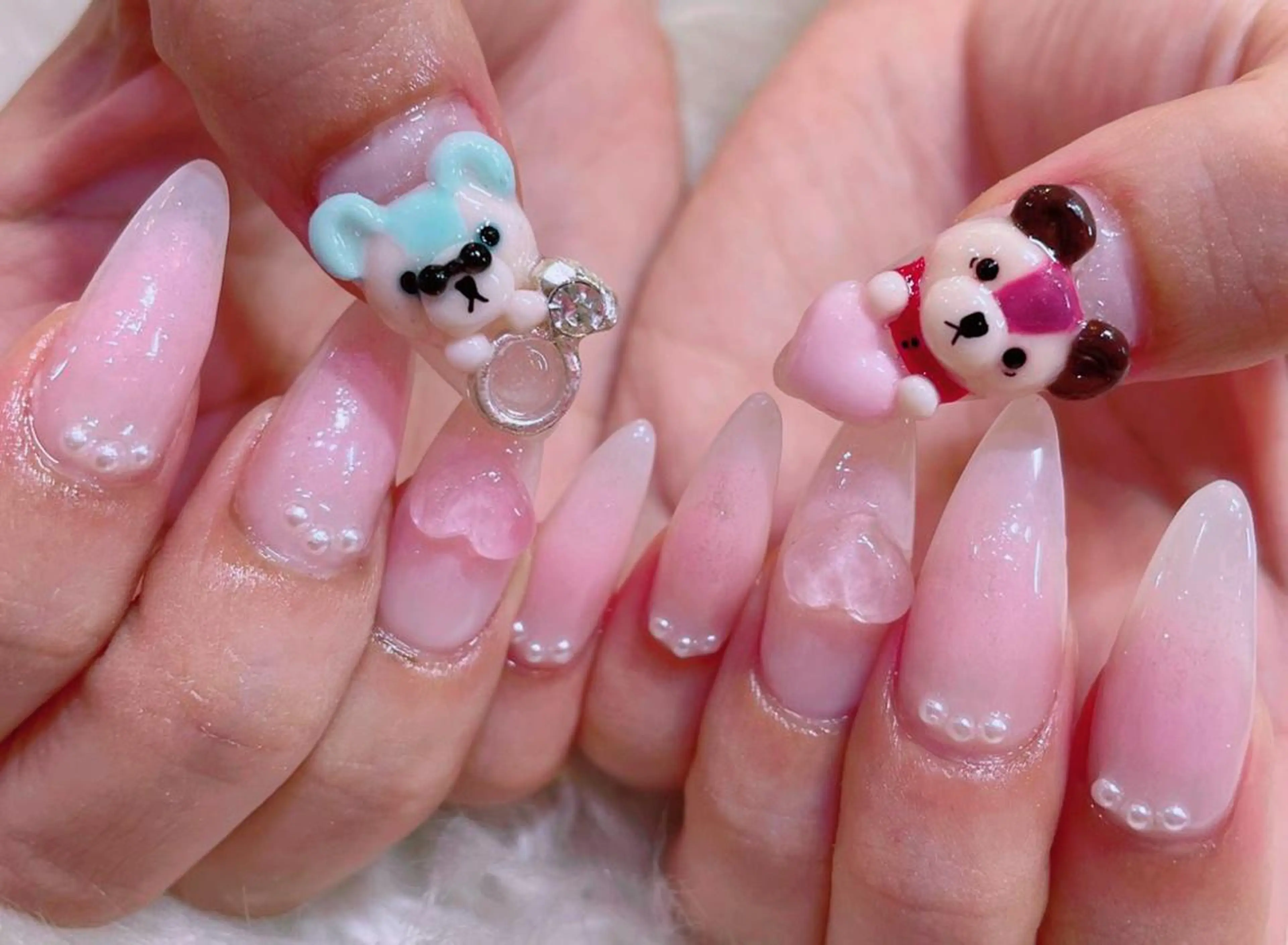 ネイル 成人式 スカルプネイル NAILSGOGO shibuyaのネイルデザイン