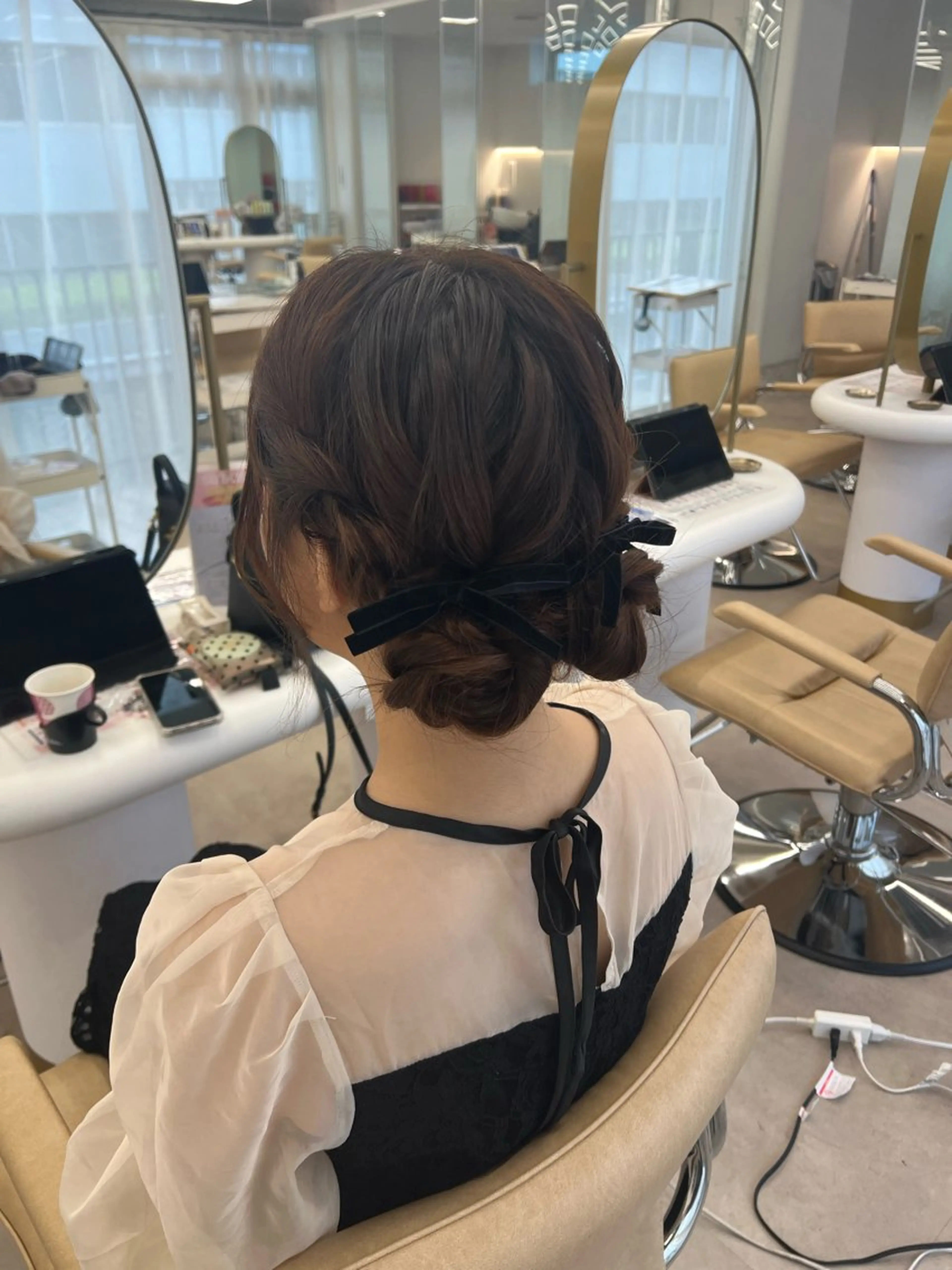 ヘアアレンジ アレンジ/ブラウン カラー HARU🕯のヘアスタイル