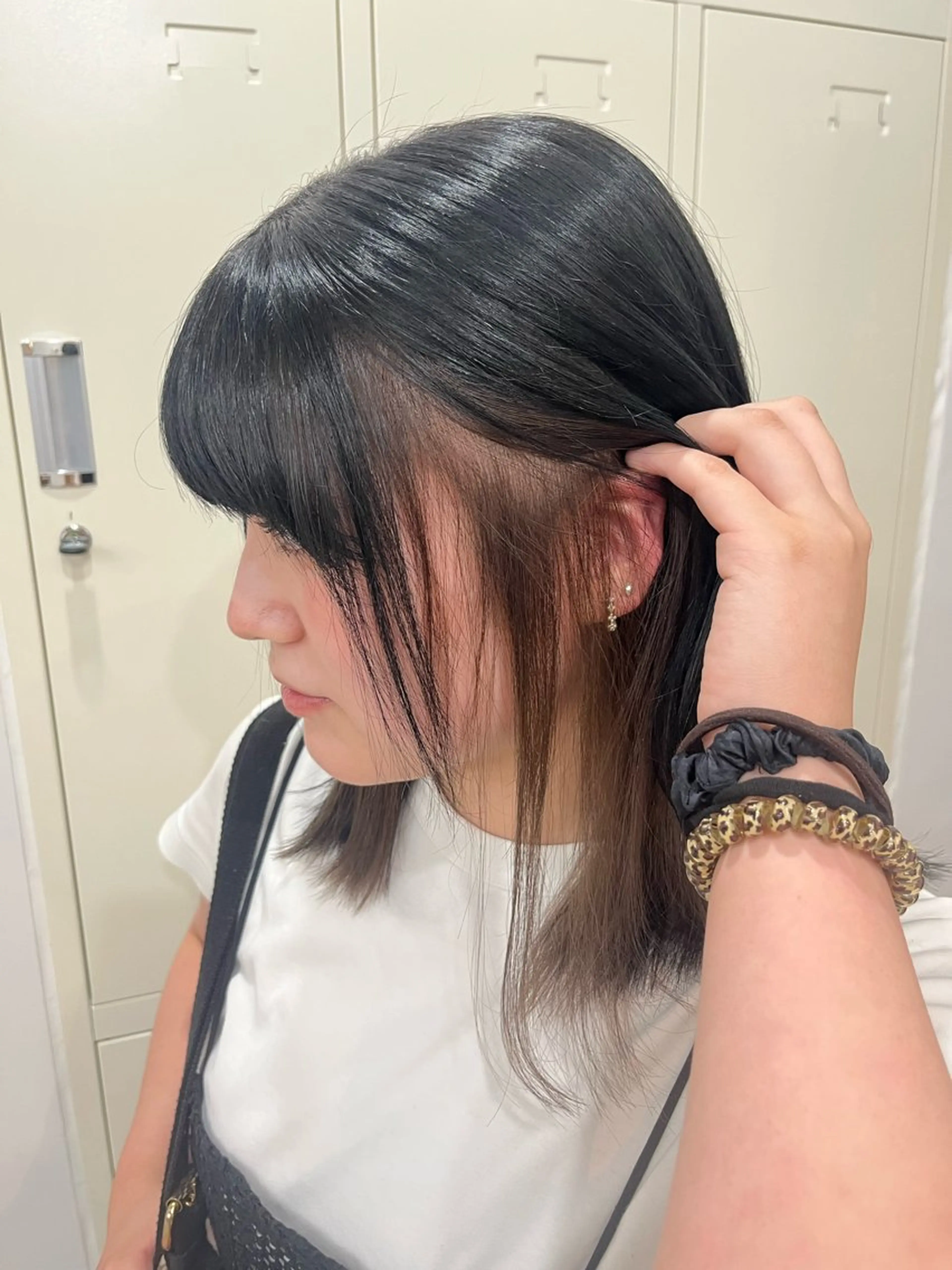 ミディアム カラー ヘアカラー HEW所属・Sanaダブルカラー ✨️パルコ徒歩1分のヘアスタイル