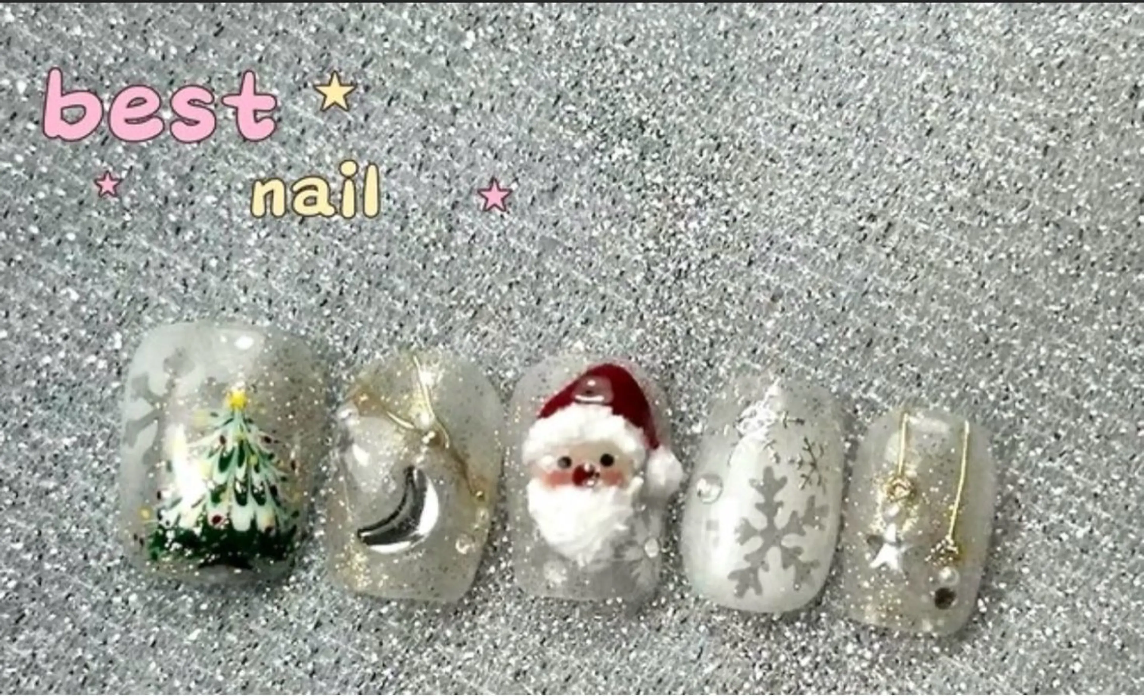 ＊クリスマス限定コレクション＊ほっこりノエルネイルの写真