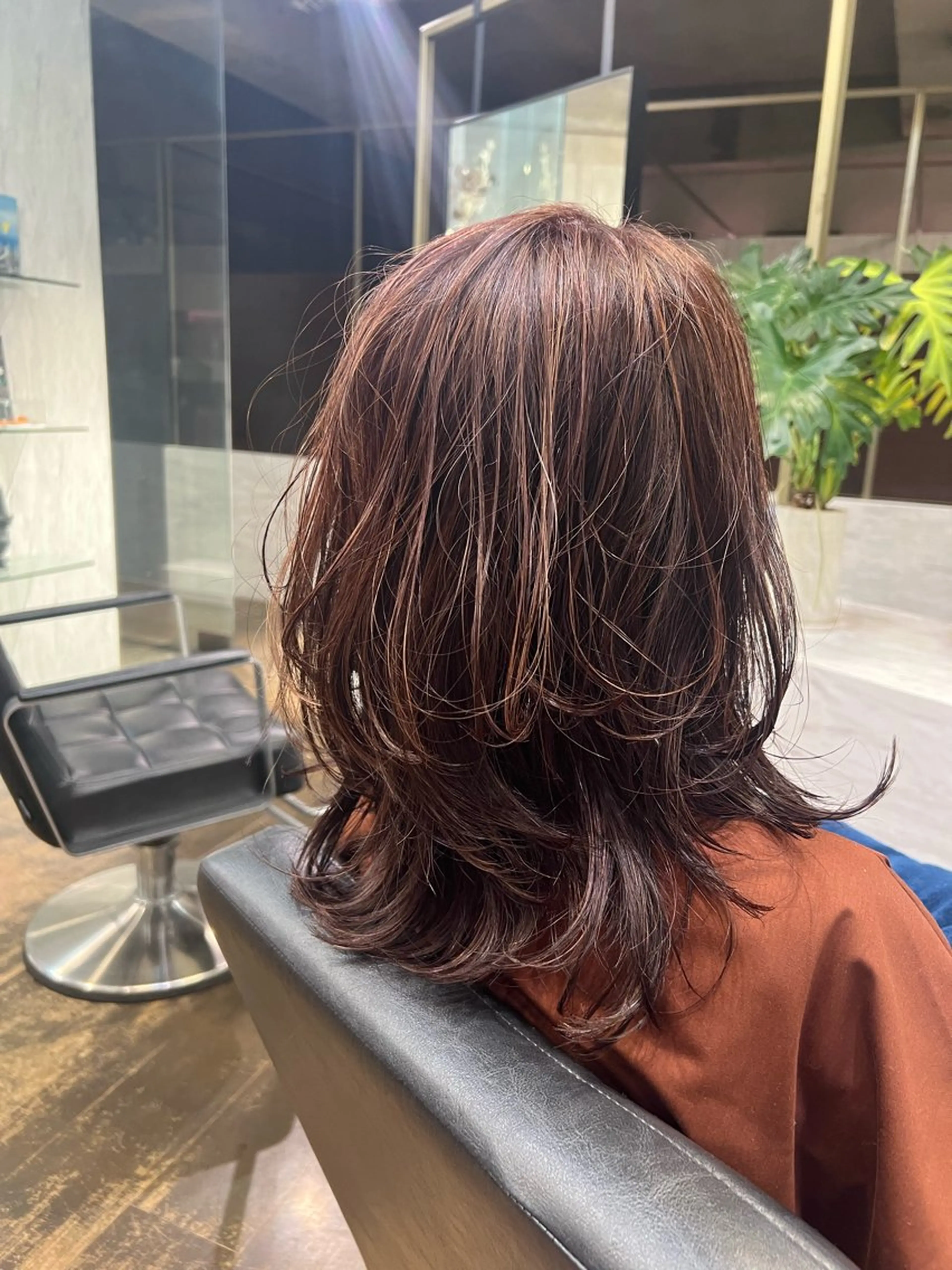 ミディアム カラー ブリーチ ケアブリーチ ハイライトカラー ハイライト ヘアカラー ROBBY所属・松井美樹/似合わせ ガーリー・韓国のヘアスタイル