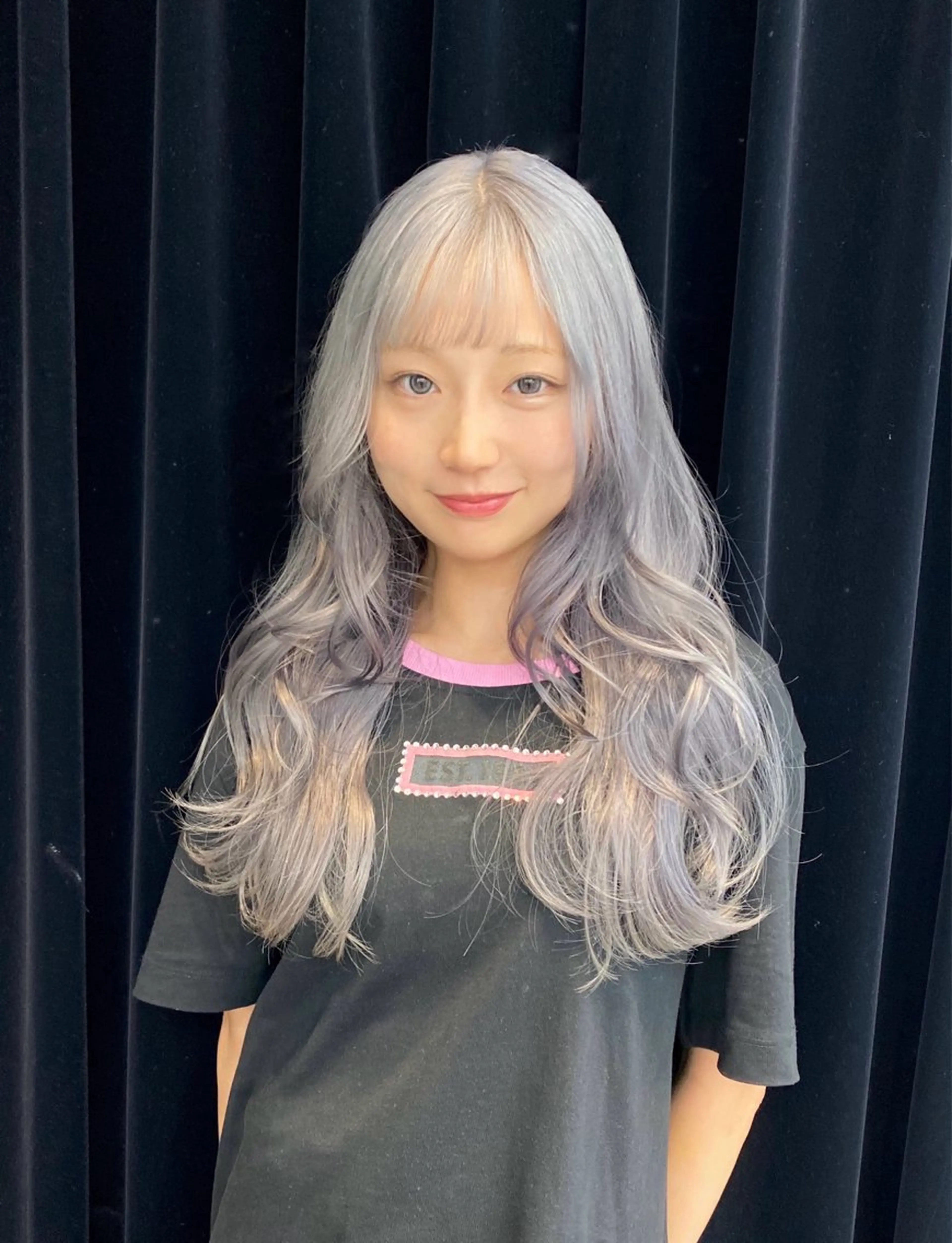 ロング カラー シルバー ホワイトシルバー JILL🌟 せいゆのヘアスタイル