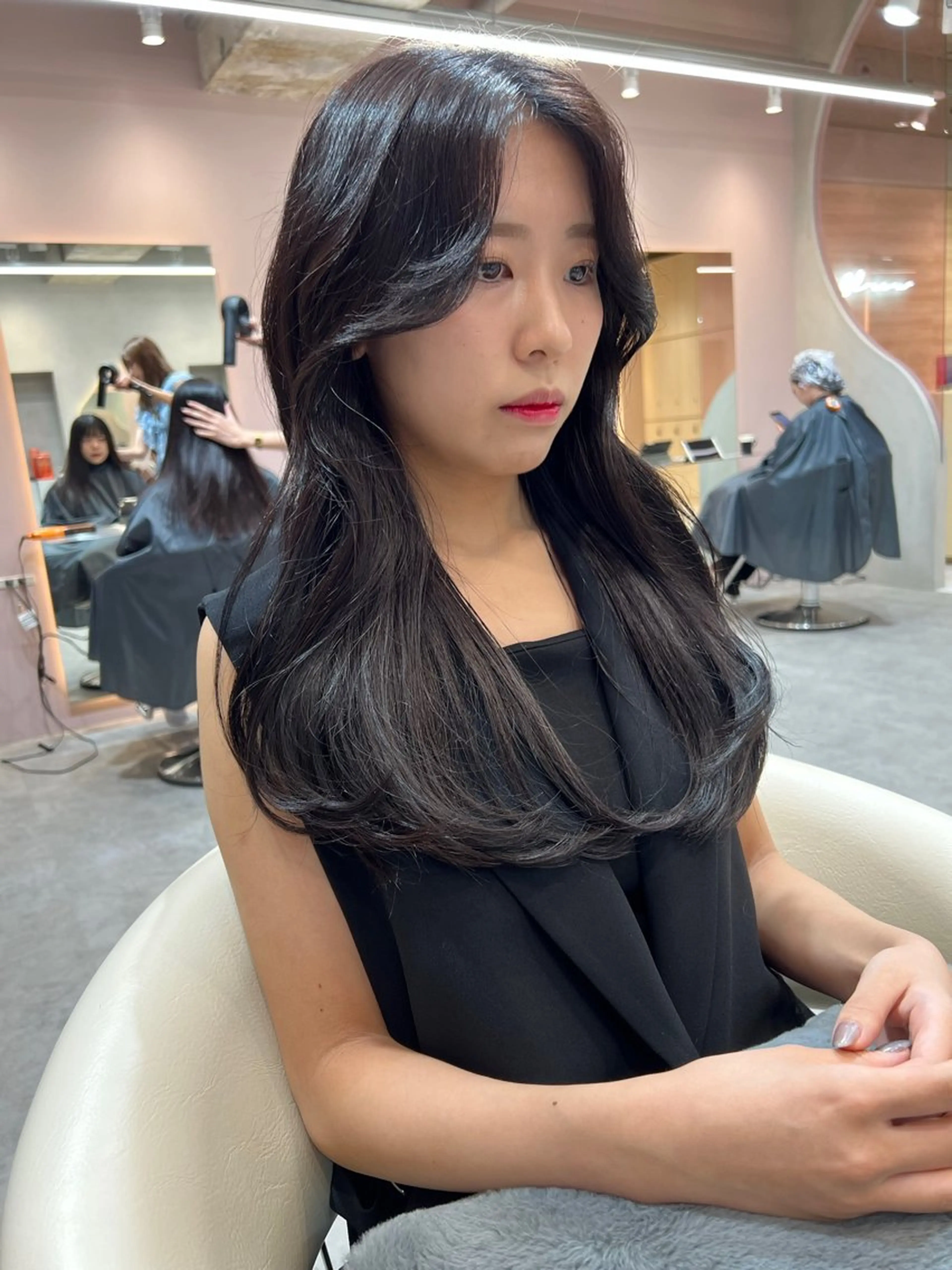 ロング カラー ヘアアレンジ 🇰🇷韓国メンズ 特化🇰🇷松永恭征のヘアスタイル