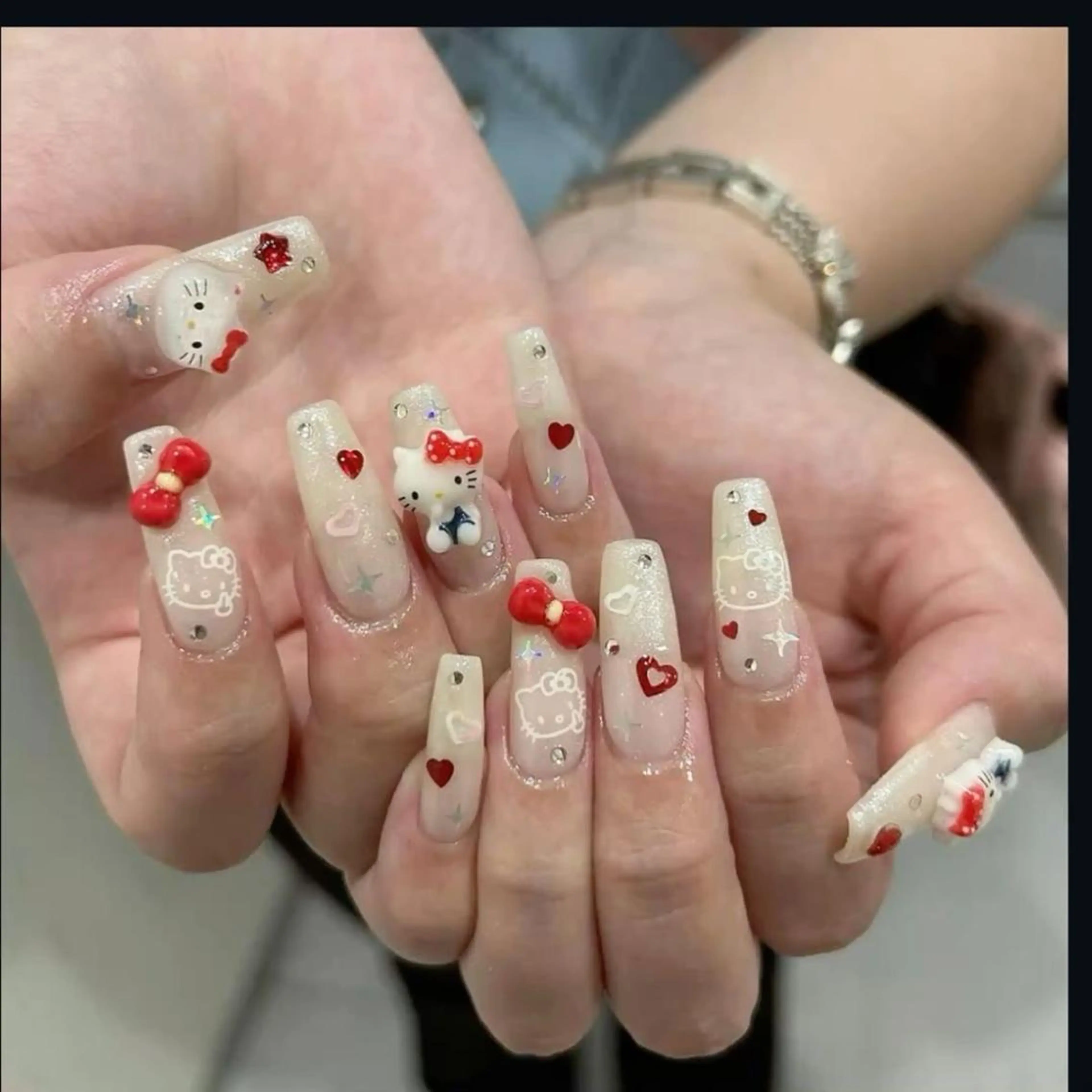 ネイル 長さ出し フレンチネイル グラデーション 卒業式 マグネットネイル ハンドネイル MIHANA NAILのネイルデザイン