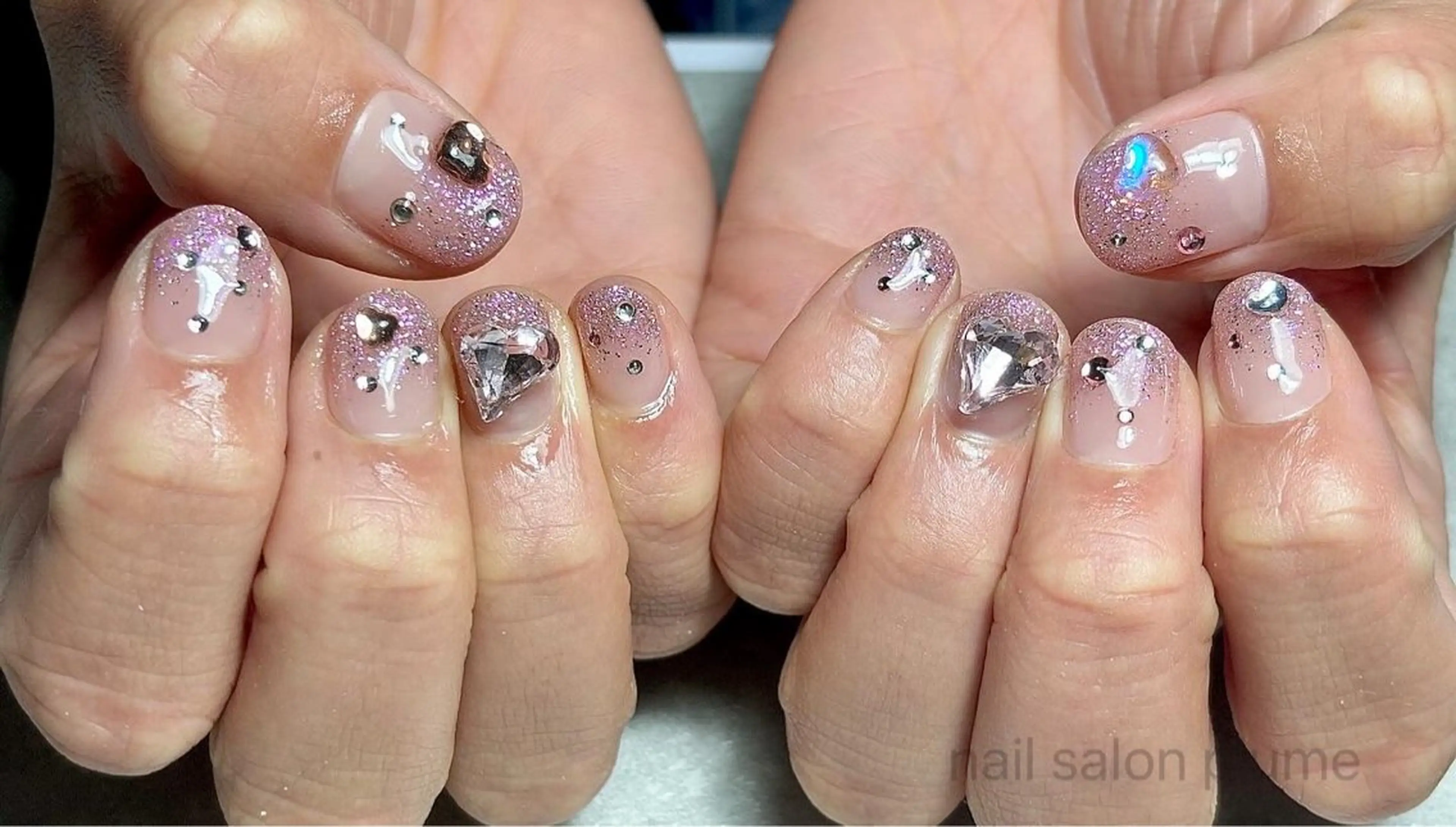 ネイル フラッシュネイル nail salon plumeのネイルデザイン