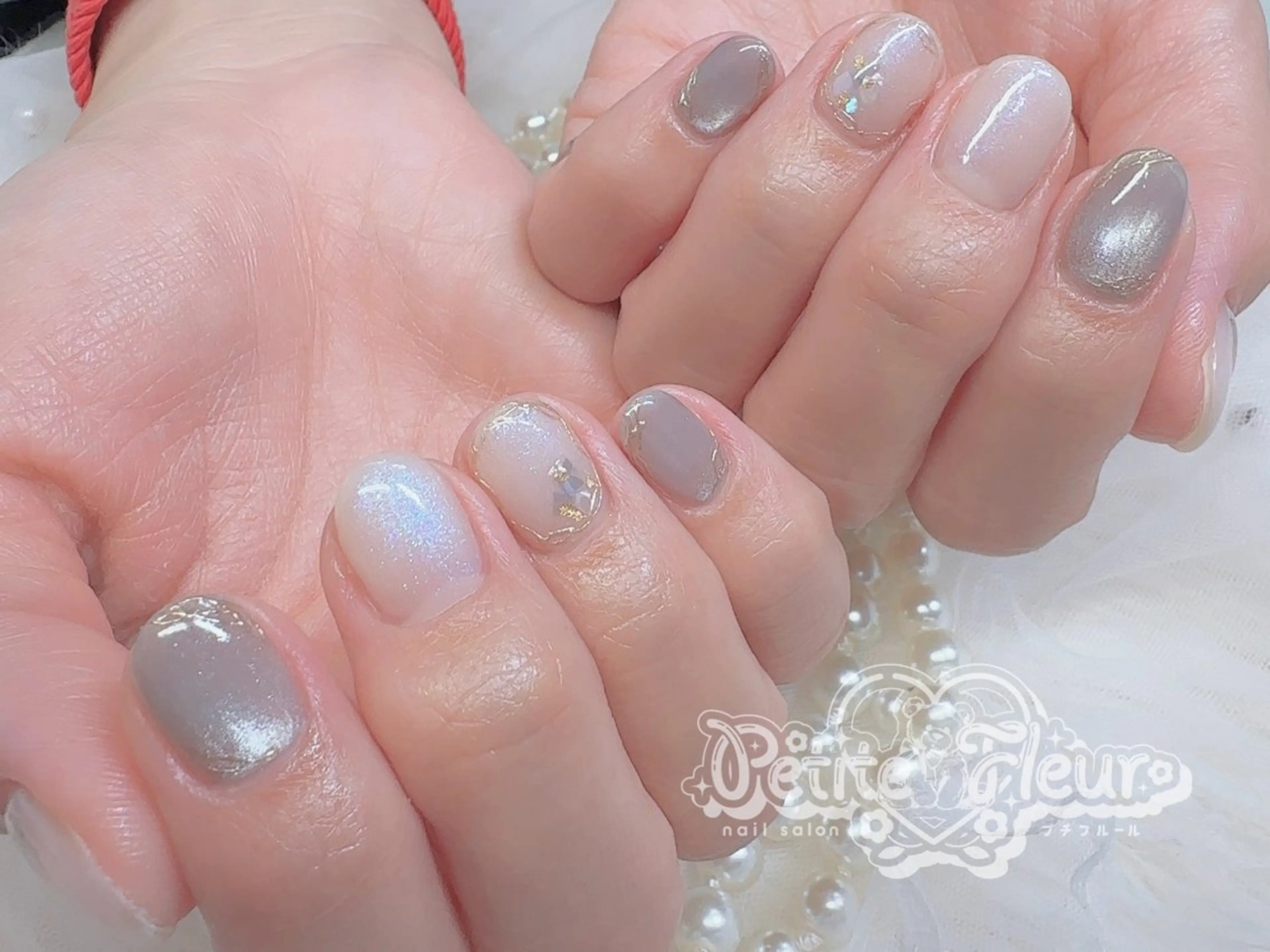 ネイル ハンドネイル ❁⃘*。Petite fleur❁⃘*りさのネイルデザイン