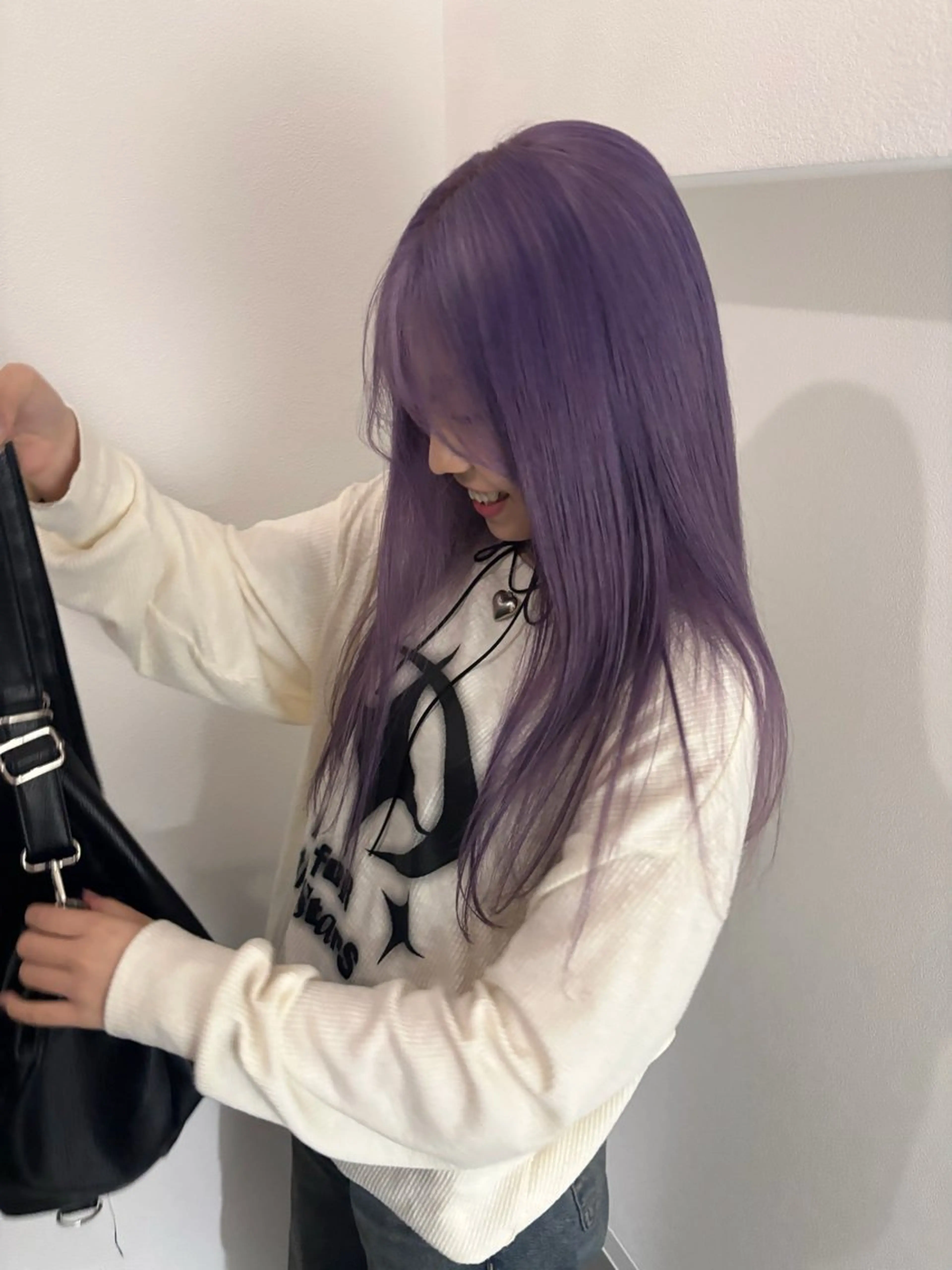 ロング ヘアカラー トリートメント MONIQA sakae所属・hina/ハイトーン /ピンクカラー🎀のヘアスタイル