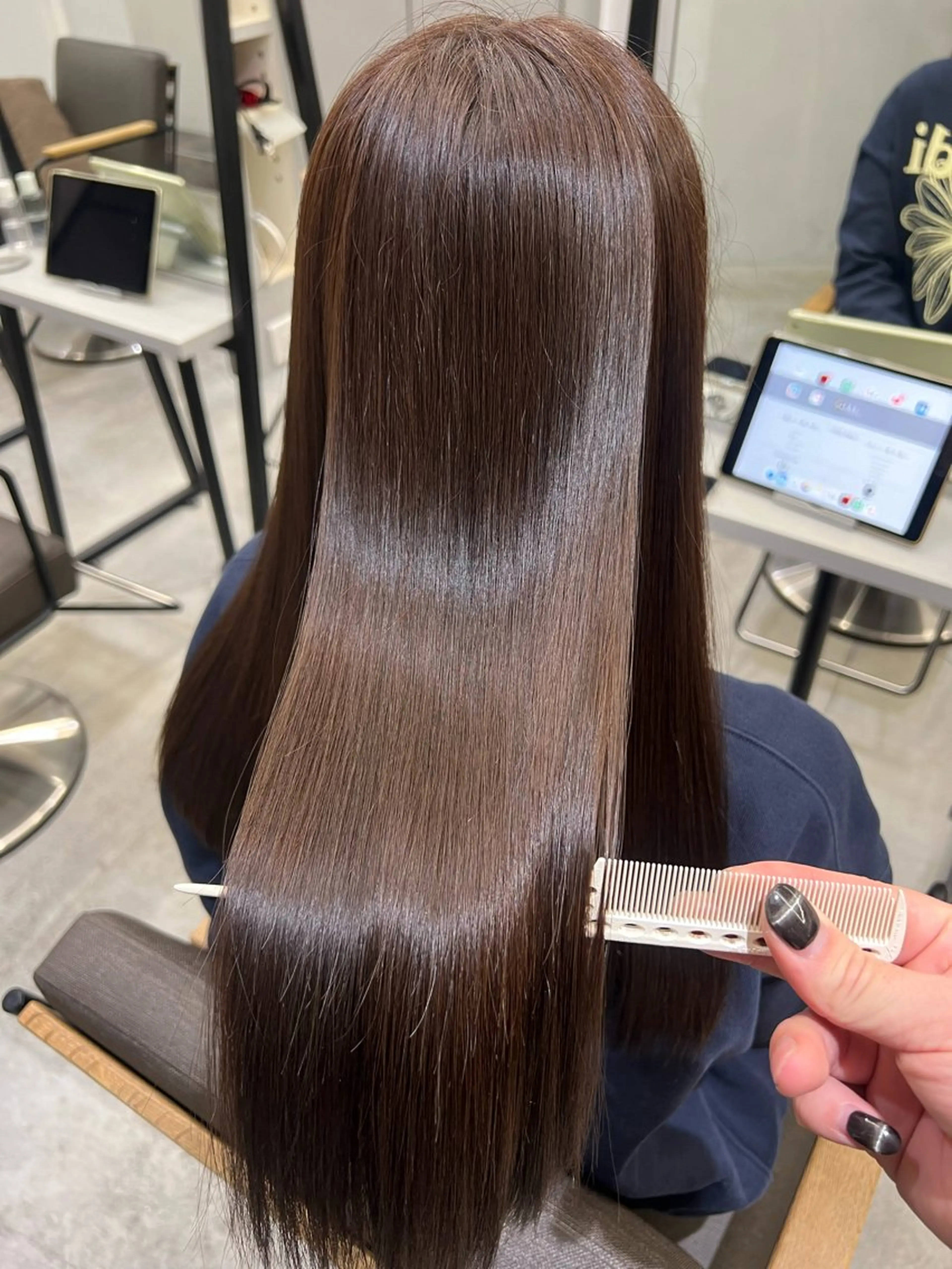 ロング ヘアカラー 縮毛矯正 トリートメント ✨毛髪診断で絶対綺麗 ✨美髪艶髪専門✨高浪のヘアスタイル