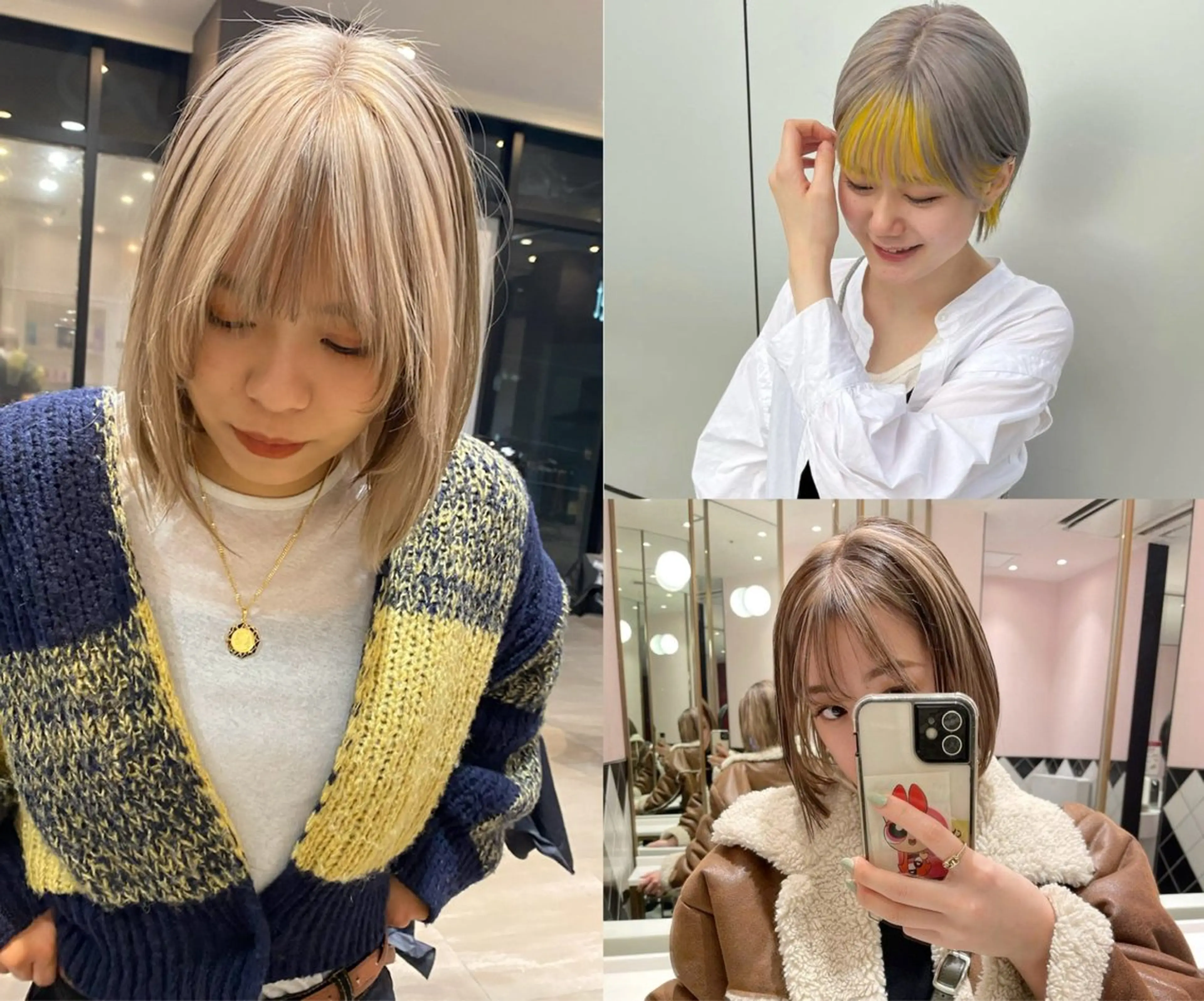 セミロング カット ヘアカラー トリートメント ✨10000円以内で 叶う艶髪✨のヘアスタイル