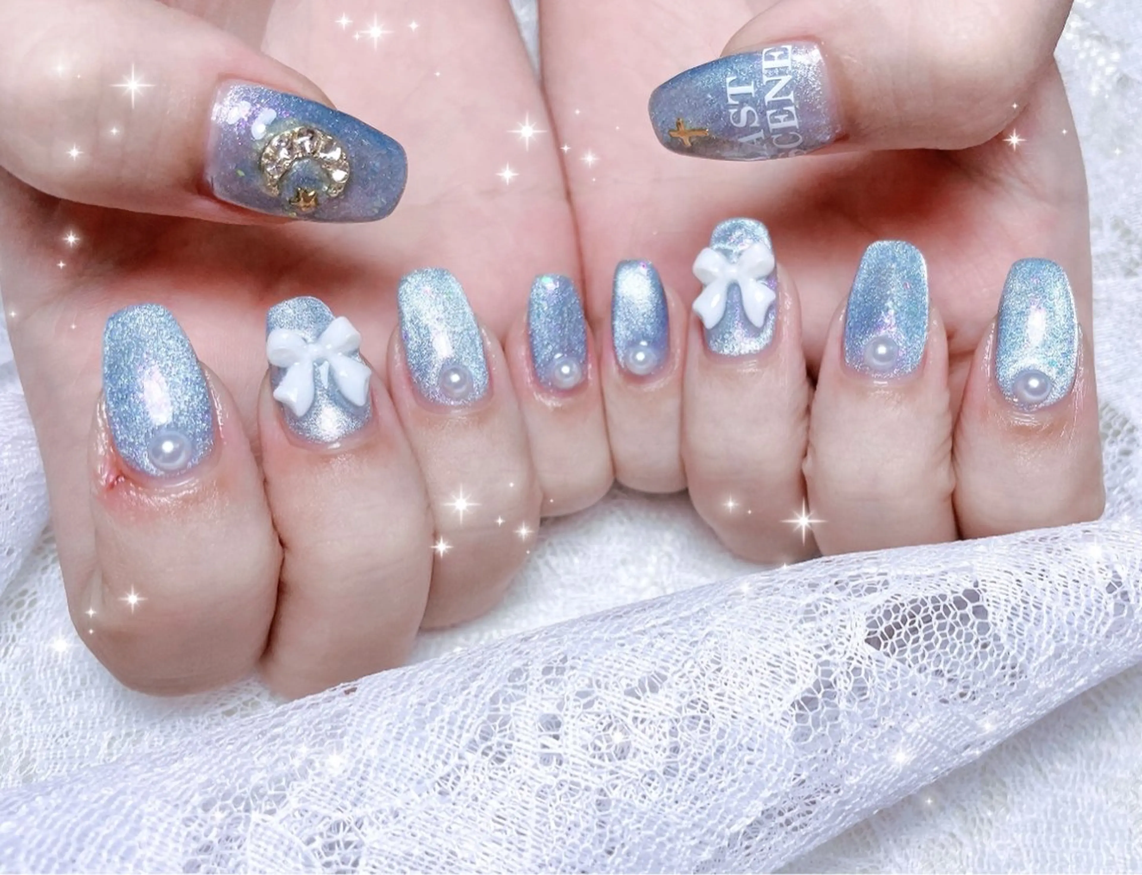 ネイル マグネットネイル FLARE NAIL フレアネイルのネイルデザイン