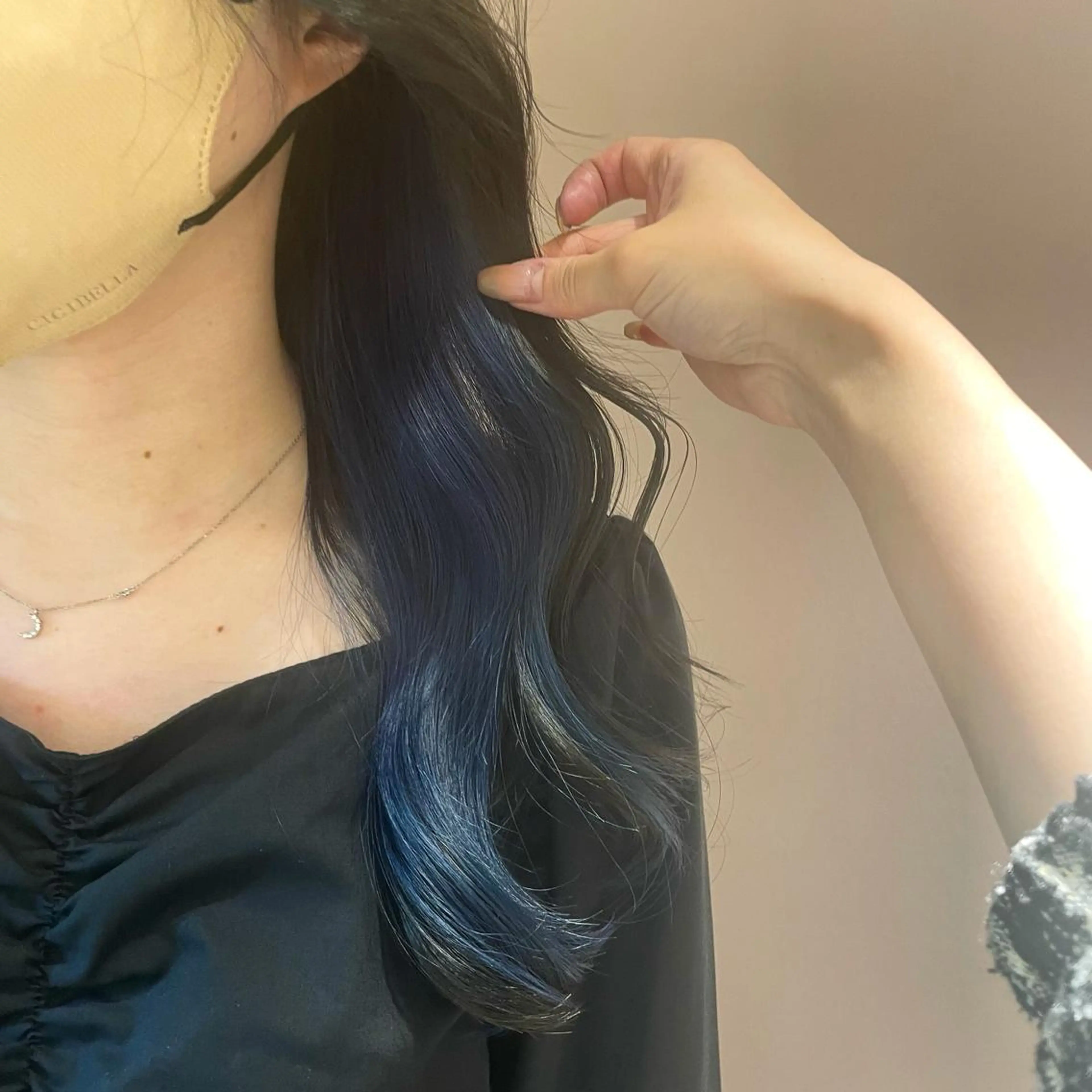 ロング ヘアカラー トリートメント ヘッドスパ マホ/日吉/髪質改善 /レイヤー/ガーリーのヘアスタイル