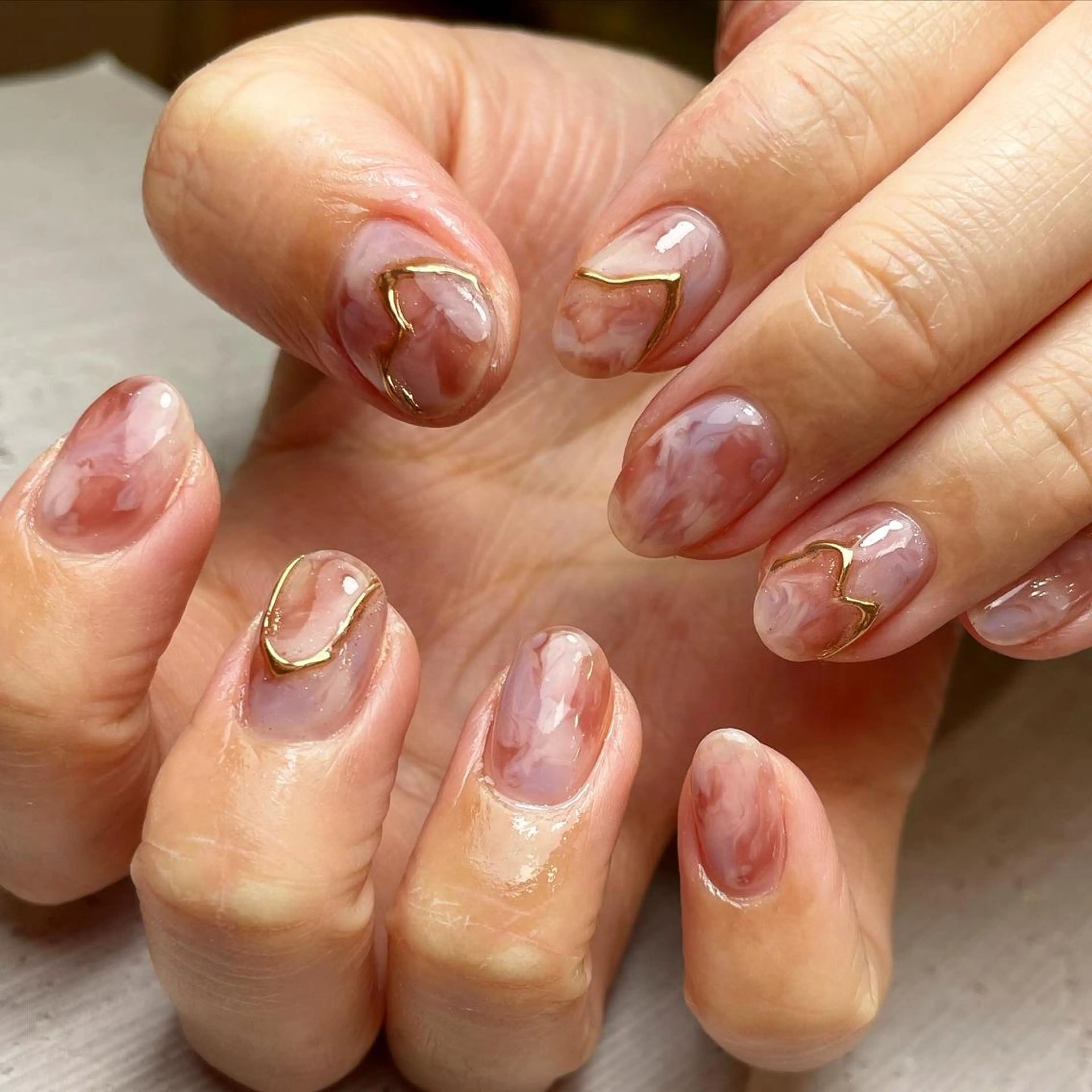ネイル 持ち込み ハンドネイル nail&eyelash mate所属・京都/東向日/ ayumiのネイルデザイン