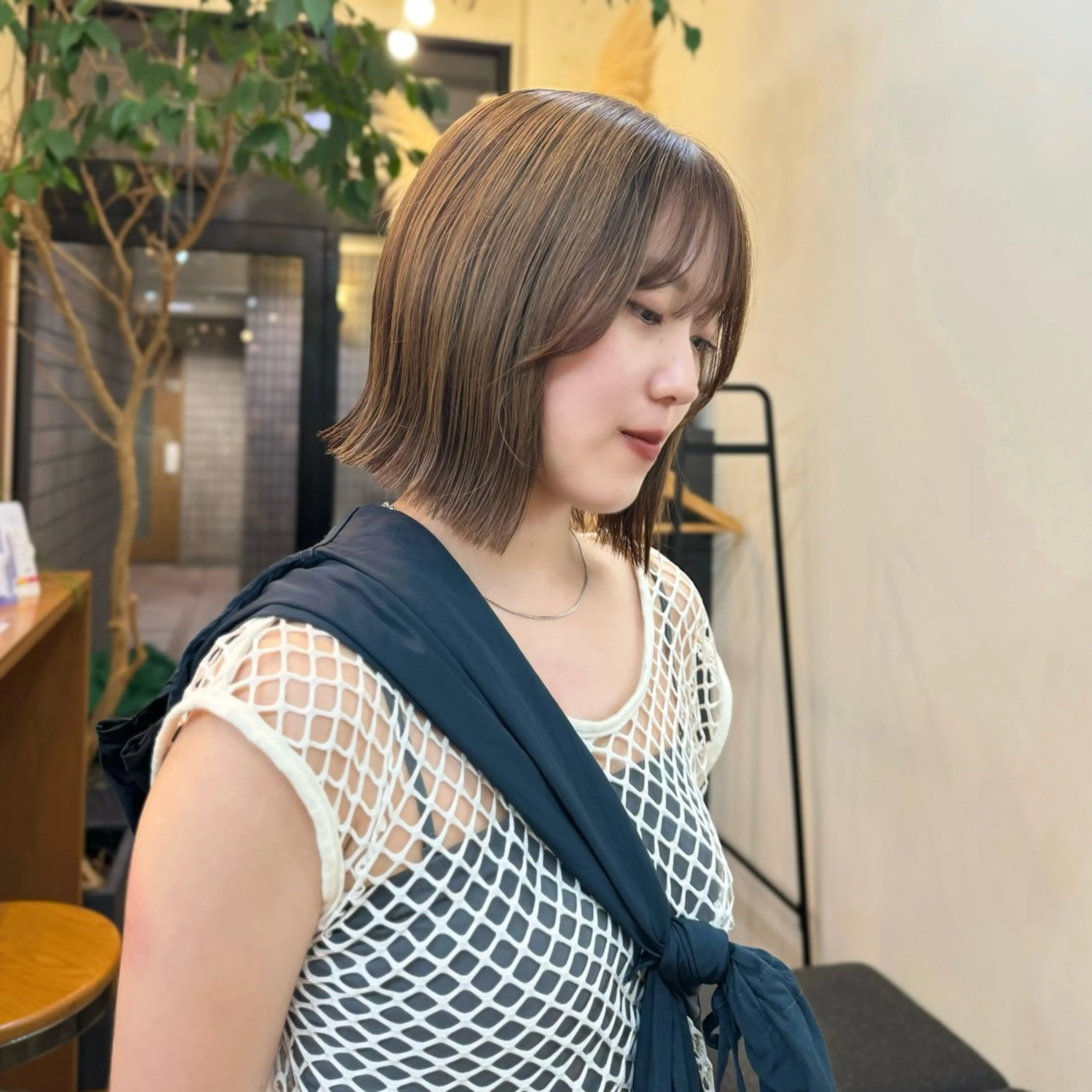 ショート 外ハネヘア トリートメント ぱつっとボブ/ショ ート/高田明日美のヘアスタイル