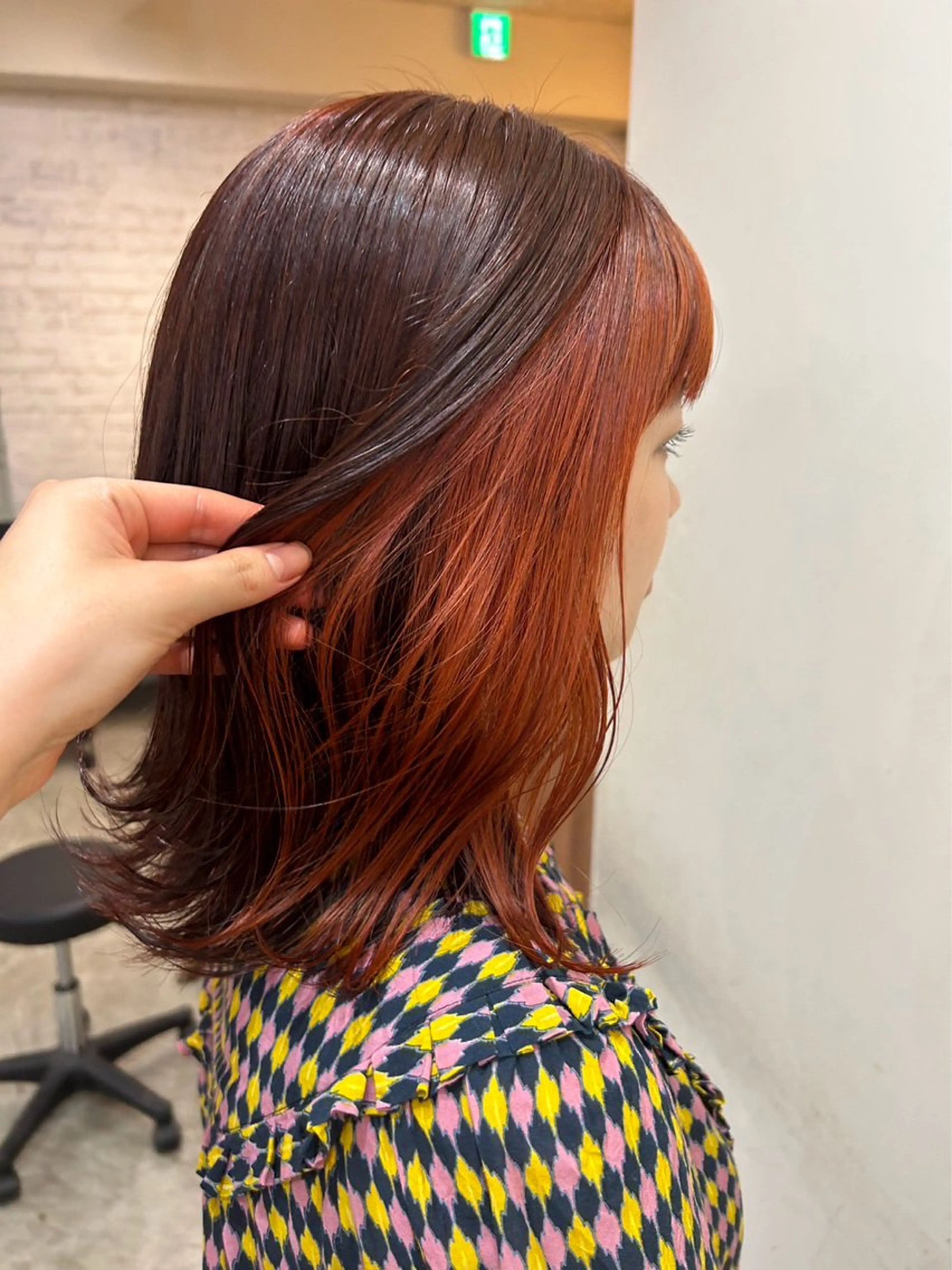 ミディアム カラー 無料ボブカットモデル 様募集中/あいらのヘアスタイル