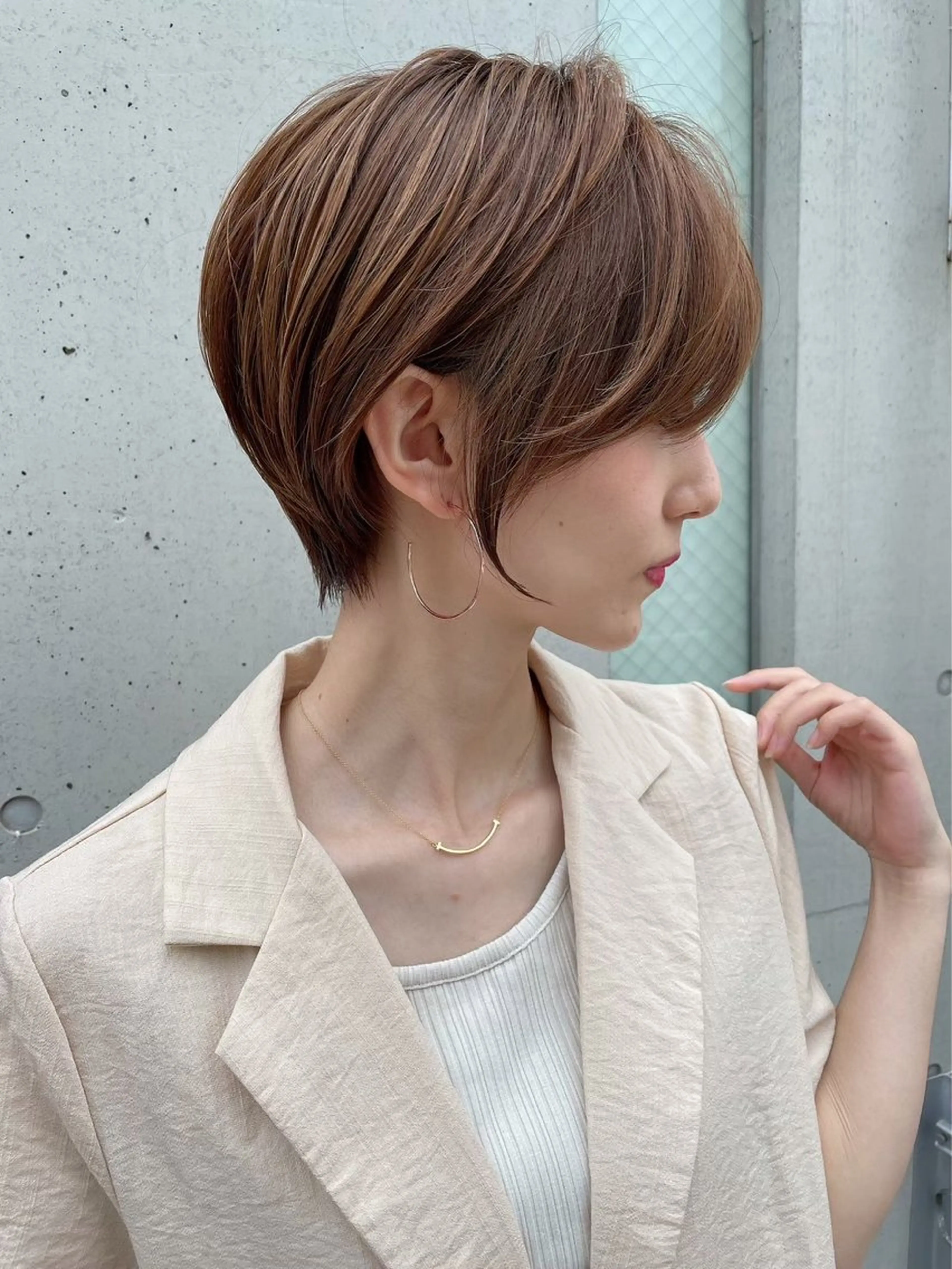 ショート カラー カット ヘアカラー トリートメント 美髪❣️縮毛矯正/ 髪質改善✨/山本のヘアスタイル