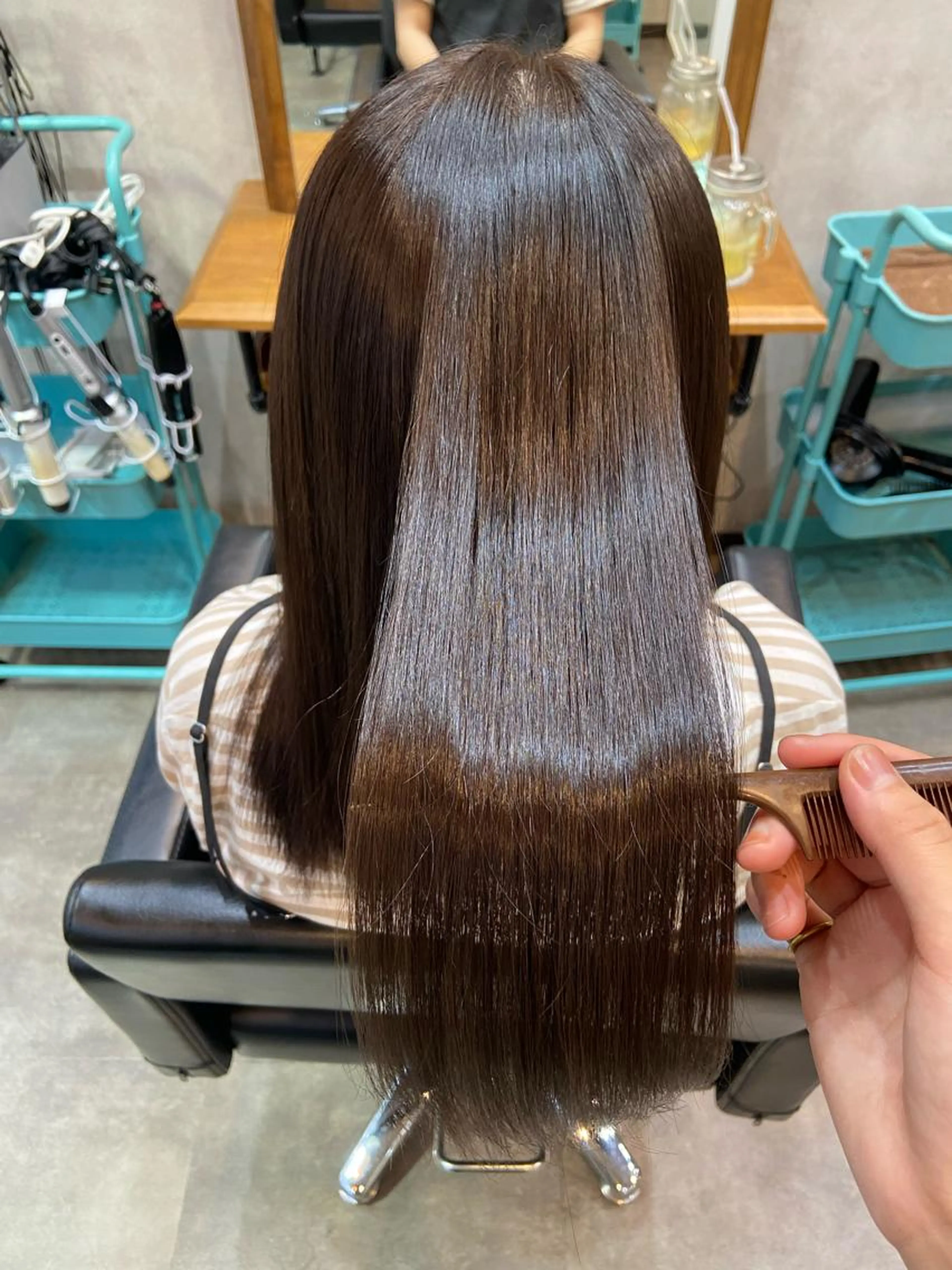 【まとめてお得に👑】カット×カラー×縮毛矯正×トリートメントの写真