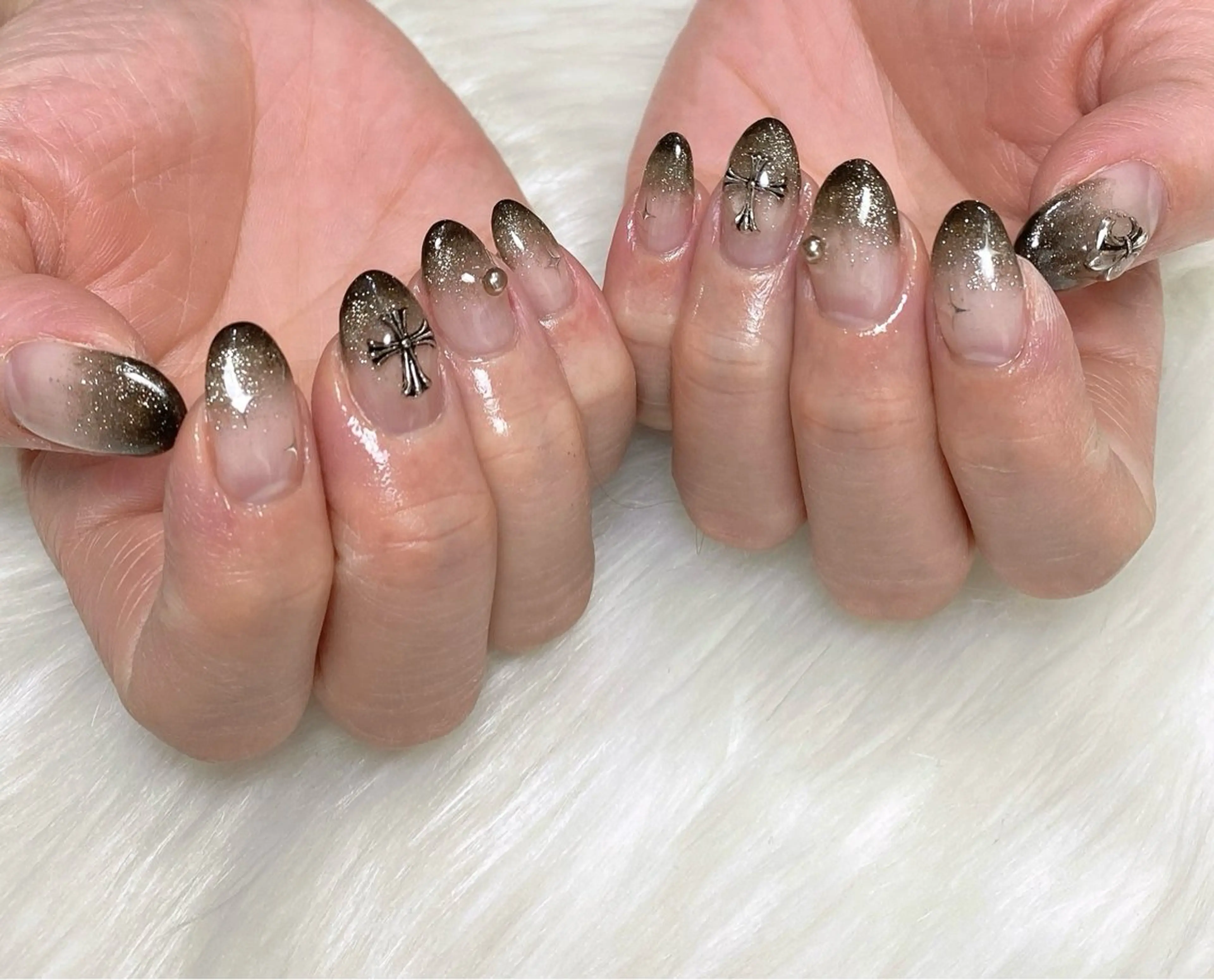 ミディアム ハンドネイル cattleya nailのネイルデザイン