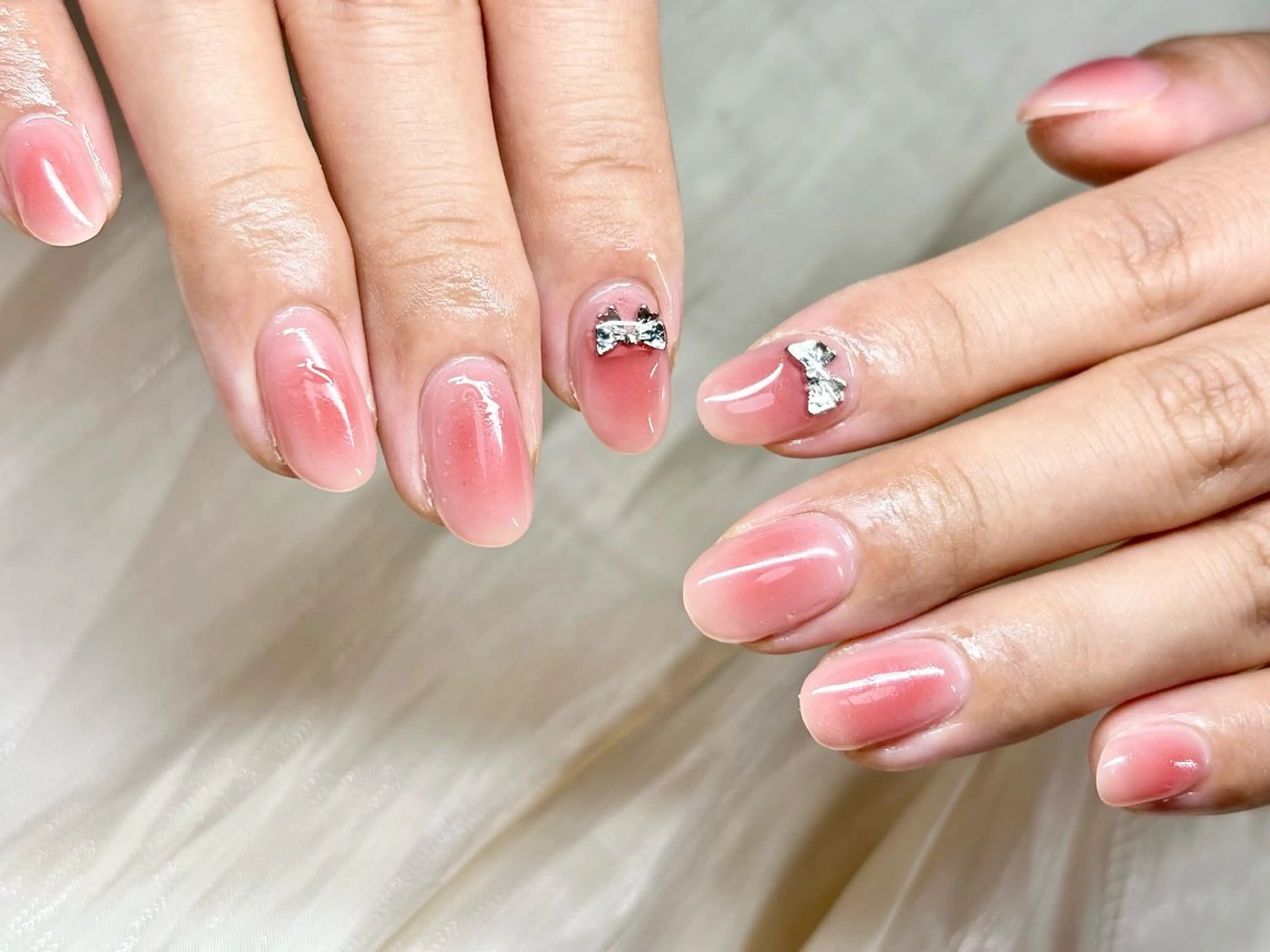 ネイル チークネイル N.KIRARI hanaのネイルデザイン