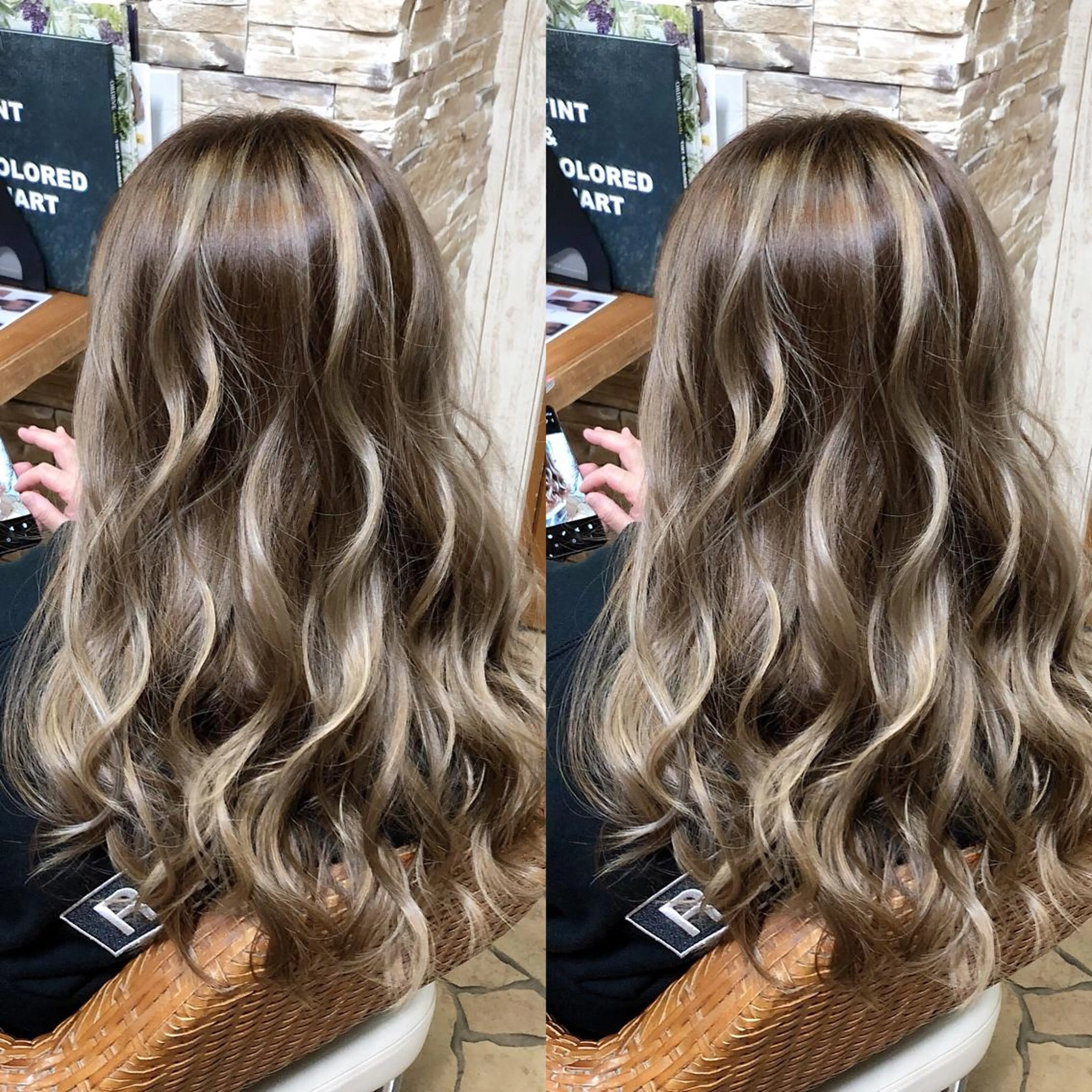 ロング カラー kr2s アメ村のヘアスタイル